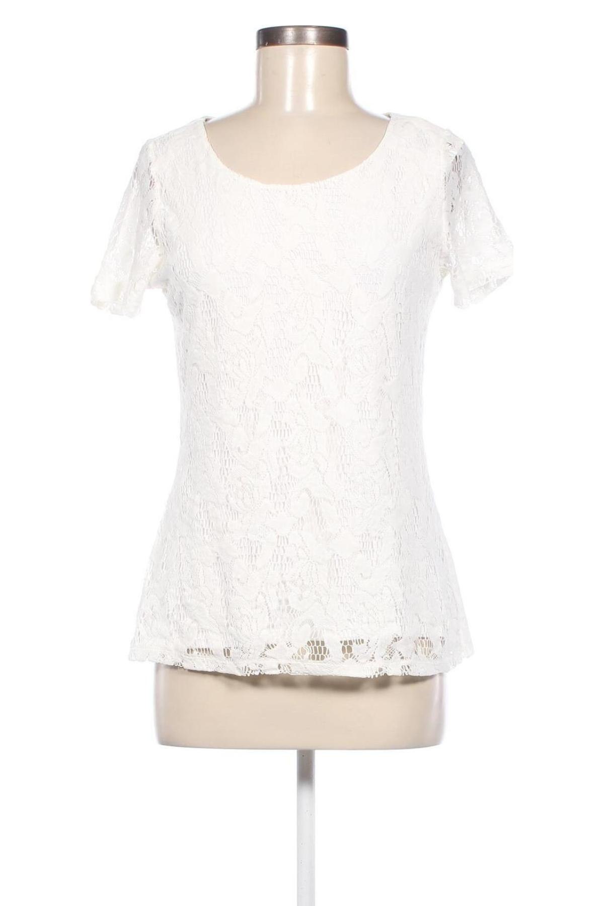 Γυναικεία μπλούζα Tom Tailor, Μέγεθος M, Χρώμα Λευκό, Τιμή 7,36 €