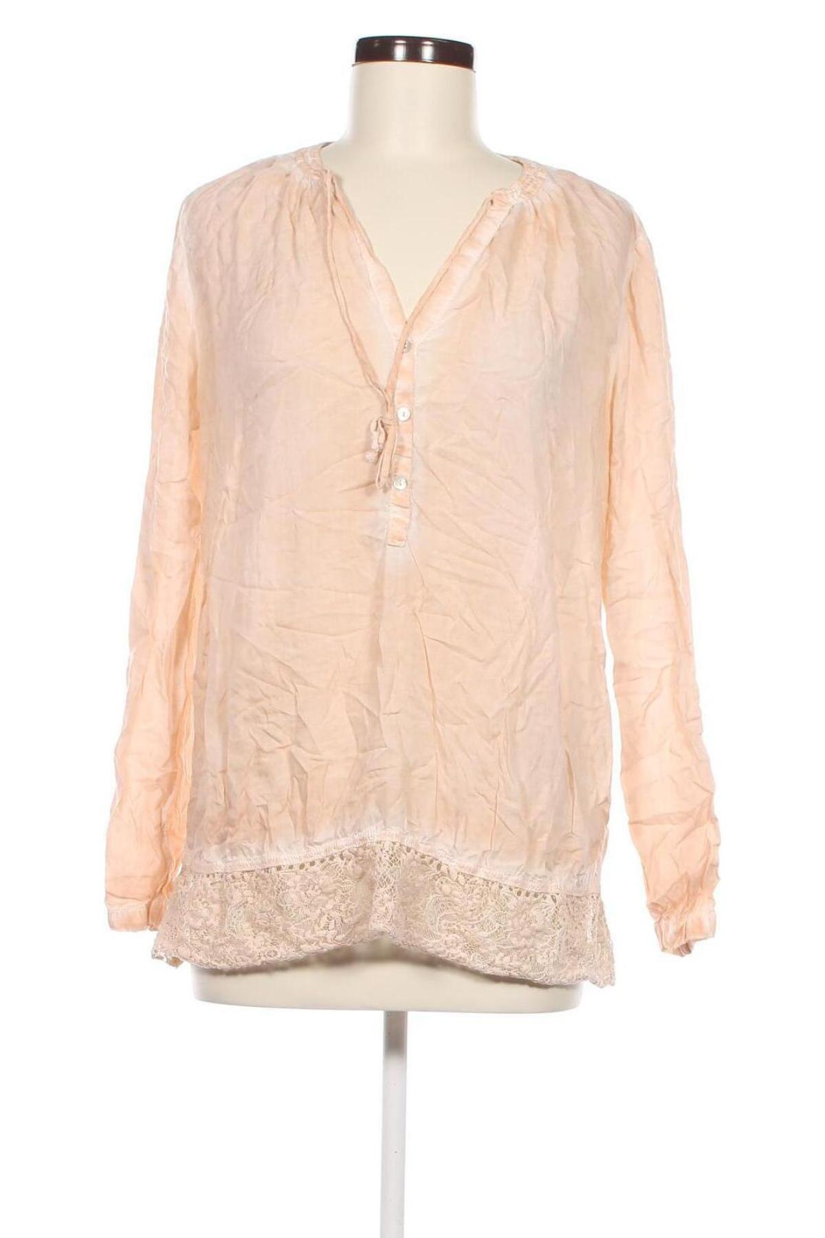 Γυναικεία μπλούζα Tom Tailor, Μέγεθος M, Χρώμα Πορτοκαλί, Τιμή 7,36 €