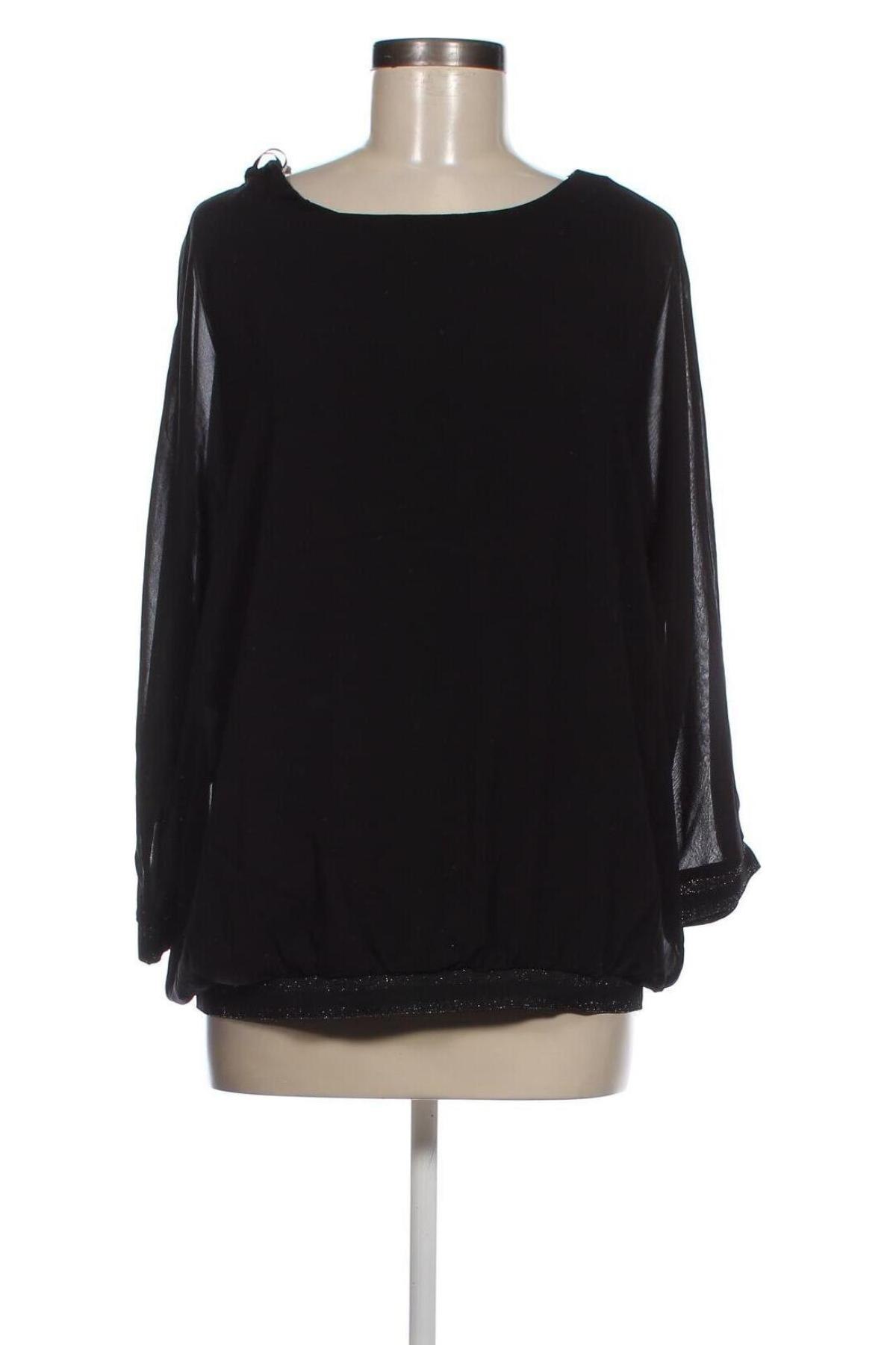 Дамска блуза Tom Tailor, Размер L, Цвят Черен, Цена 15,30 лв.