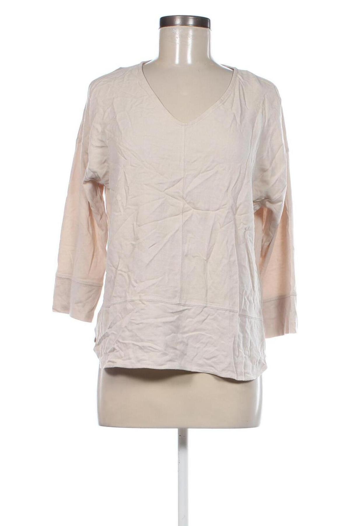 Γυναικεία μπλούζα Tom Tailor, Μέγεθος S, Χρώμα  Μπέζ, Τιμή 7,36 €