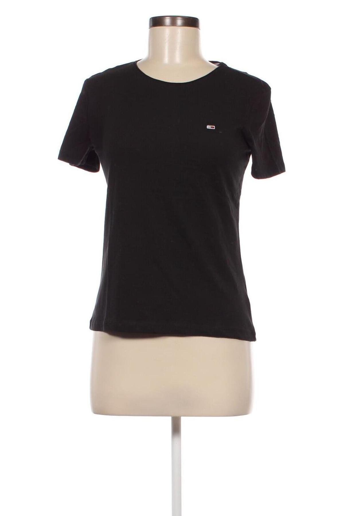 Damen Shirt Tommy Jeans, Größe XS, Farbe Schwarz, Preis 35,36 €