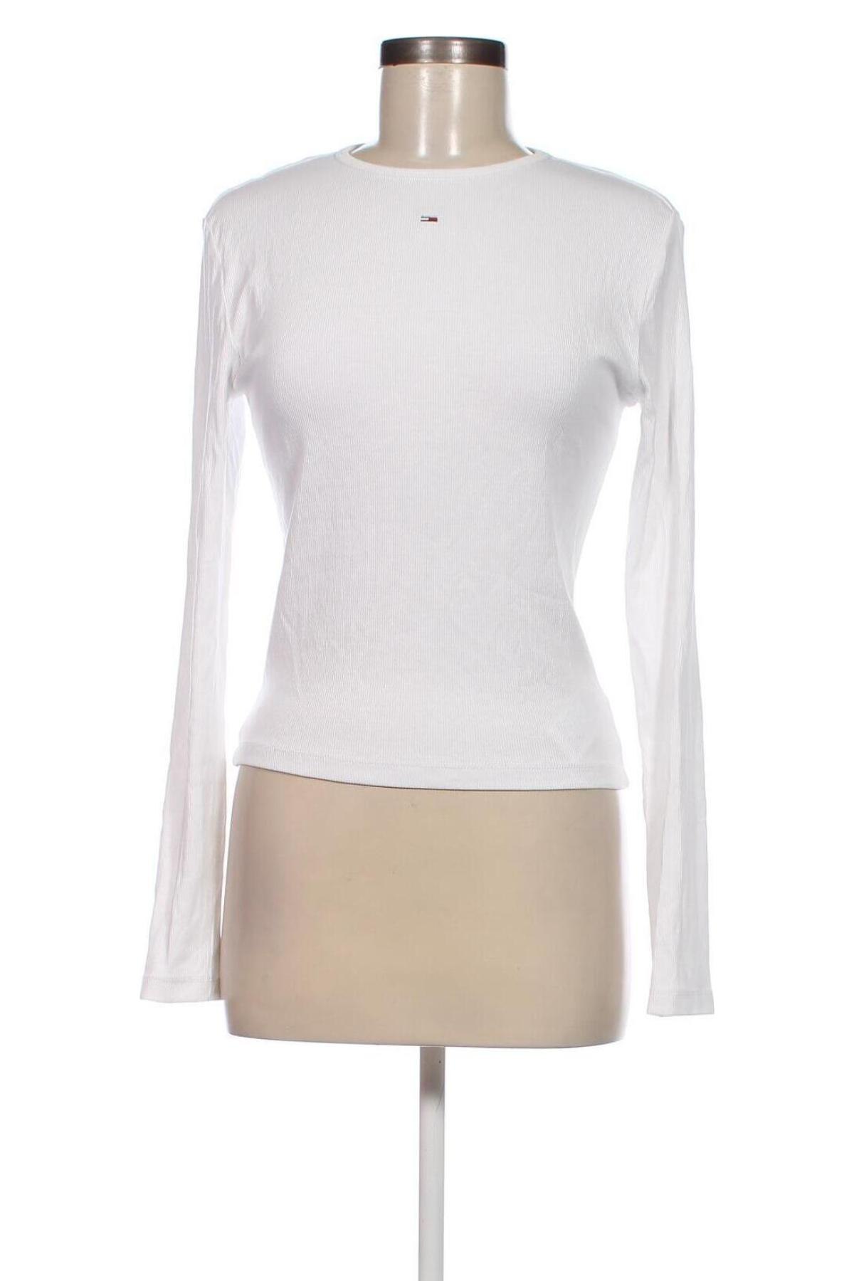 Γυναικεία μπλούζα Tommy Jeans, Μέγεθος M, Χρώμα Λευκό, Τιμή 36,18 €
