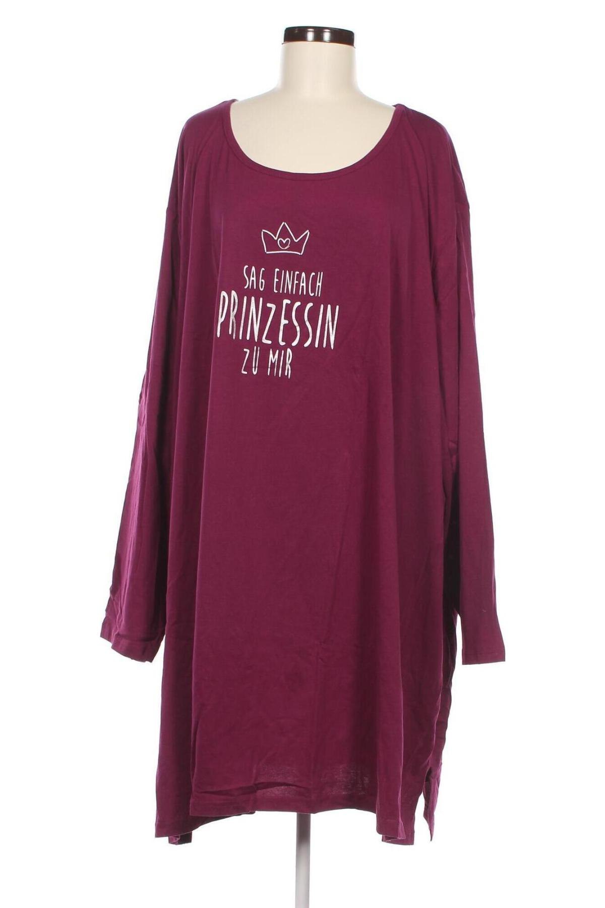 Damen Shirt Ulla Popken, Größe 5XL, Farbe Lila, Preis 50,90 €