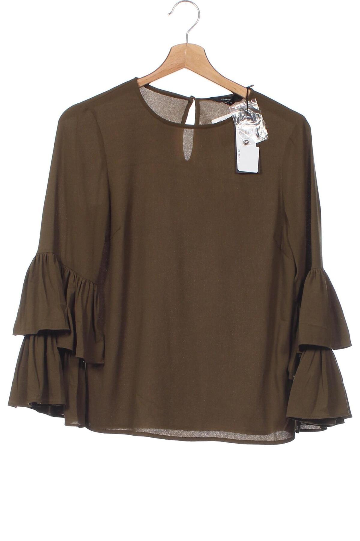 Damen Shirt Vero Moda, Größe XS, Farbe Grün, Preis € 9,50