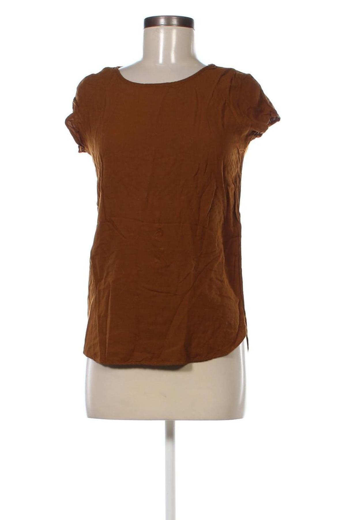 Дамска блуза Vero Moda, Размер S, Цвят Кафяв, Цена 7,00 лв.