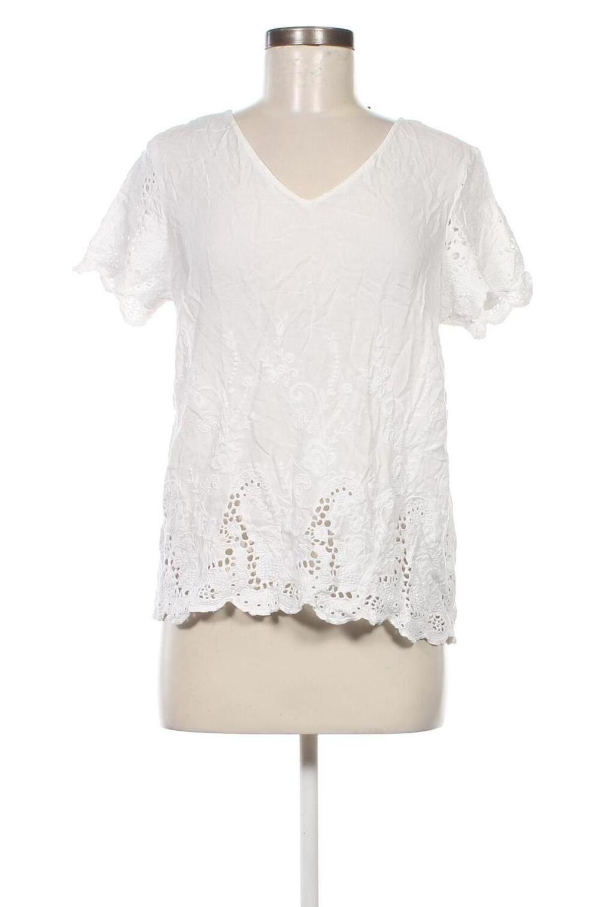 Damen Shirt Vero Moda, Größe M, Farbe Weiß, Preis € 13,92
