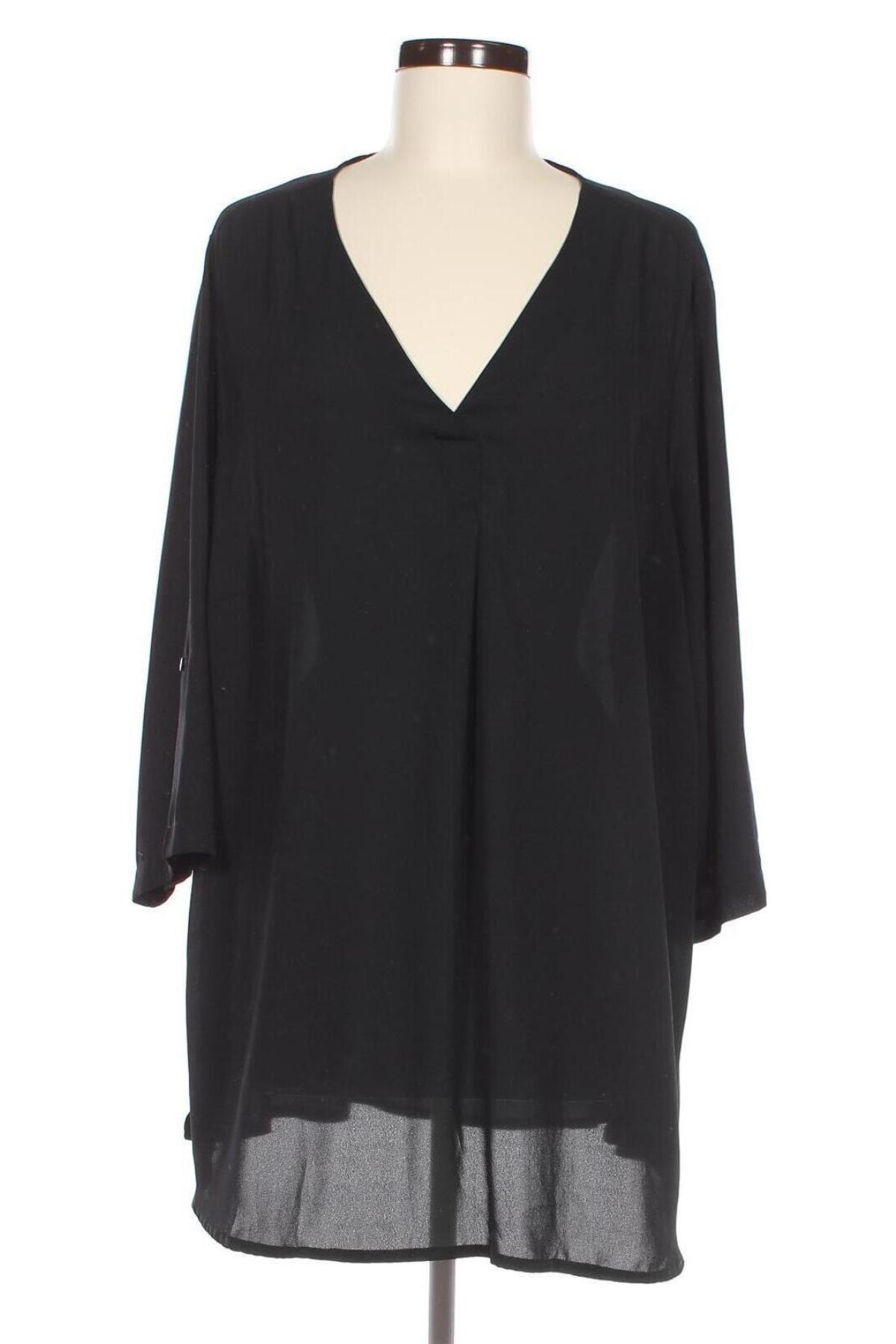 Γυναικεία μπλούζα Yessica, Μέγεθος 3XL, Χρώμα Μαύρο, Τιμή 10,58 €