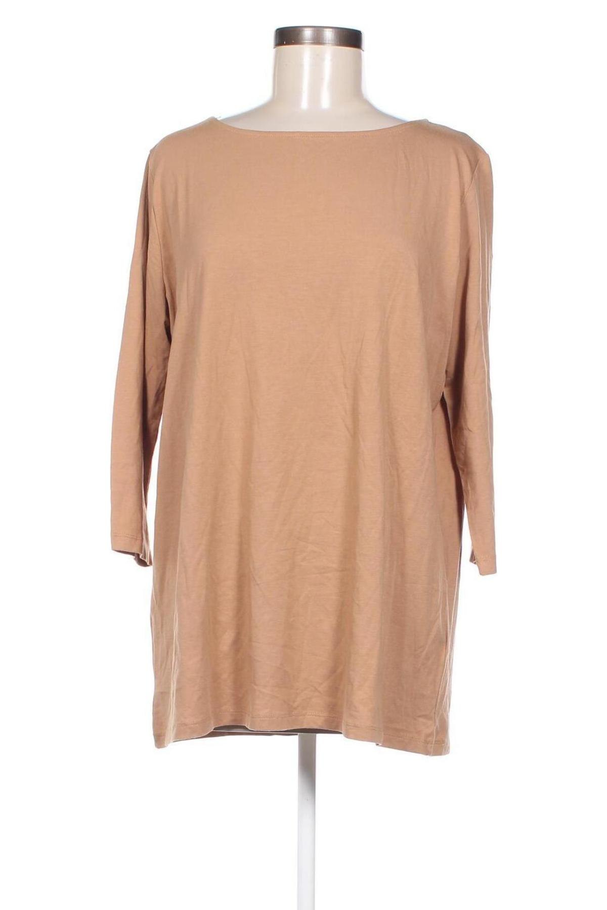 Γυναικεία μπλούζα Yessica, Μέγεθος XL, Χρώμα  Μπέζ, Τιμή 6,46 €