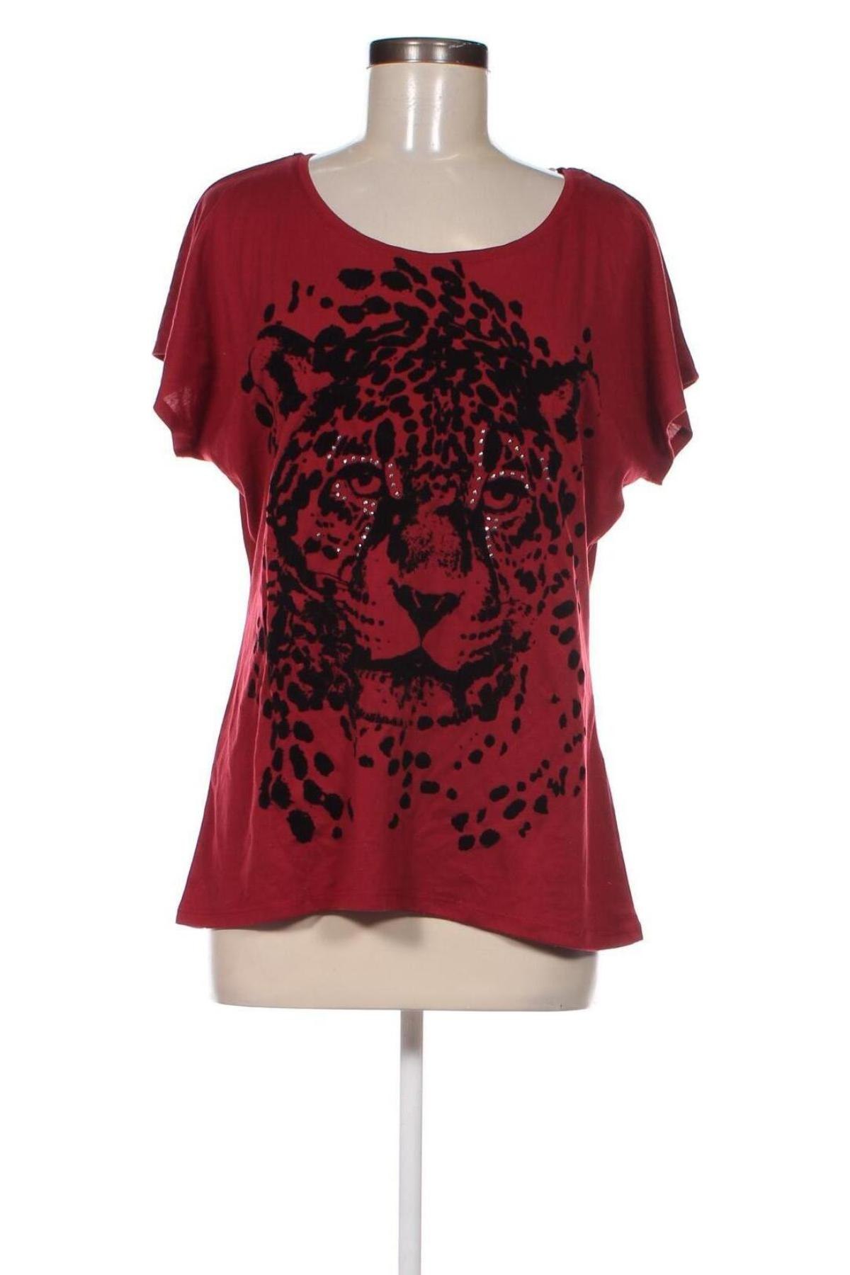 Damen Shirt Yessica, Größe M, Farbe Rot, Preis 3,31 €