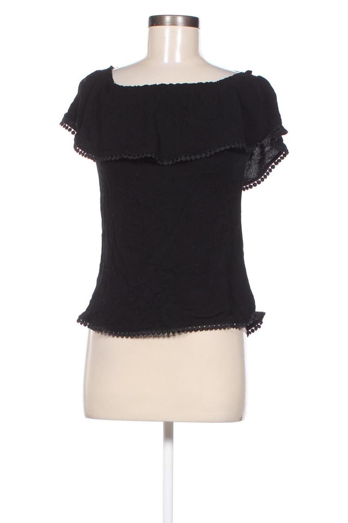 Γυναικεία μπλούζα Yfl Reserved, Μέγεθος M, Χρώμα Μαύρο, Τιμή 3,53 €