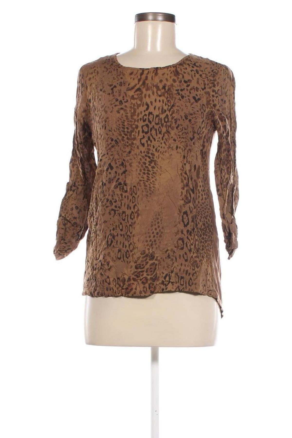 Дамска блуза Zabaione, Размер XS, Цвят Кафяв, Цена 11,90 лв.