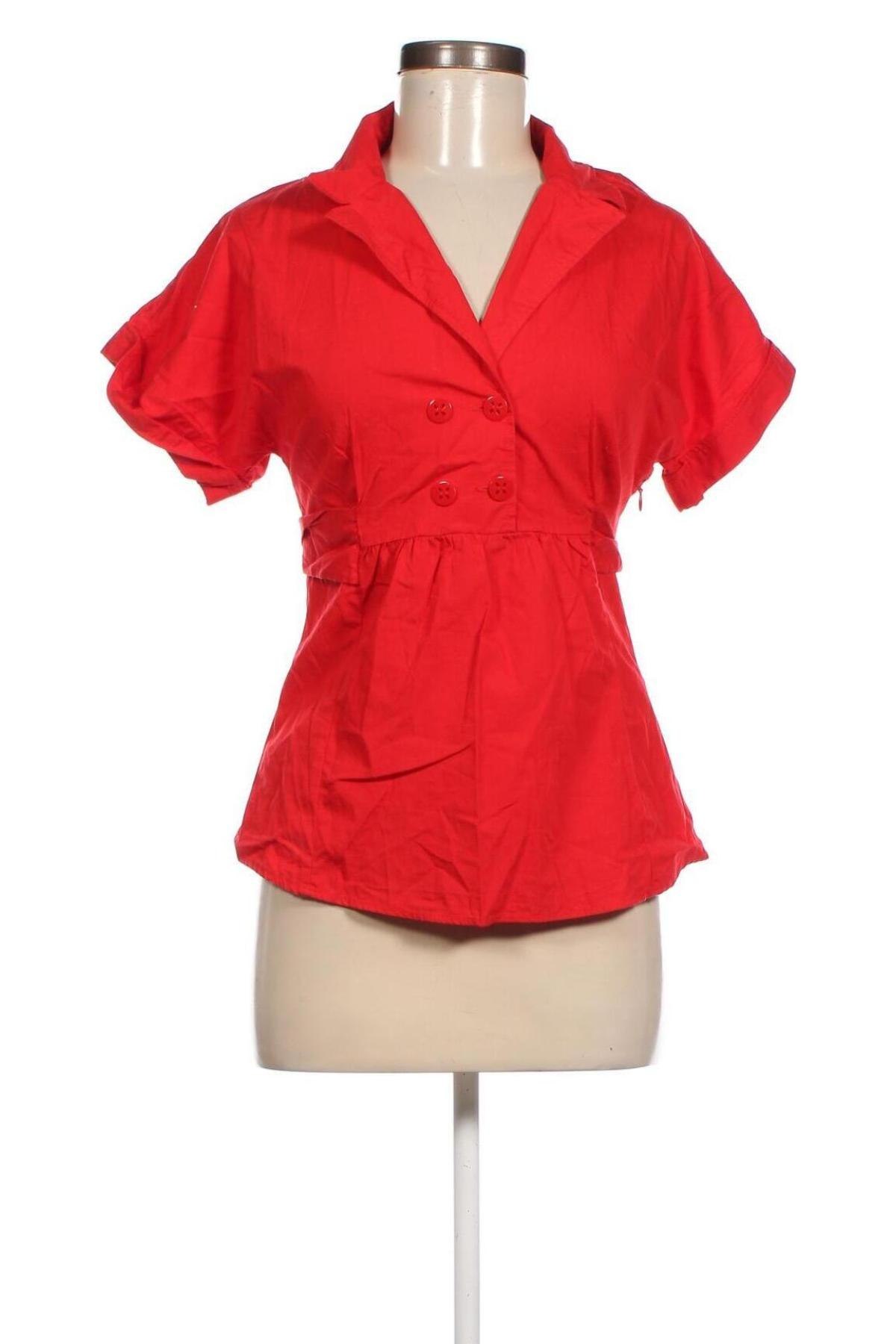 Bluză de femei Zara, Mărime S, Culoare Roșu, Preț 27,54 Lei