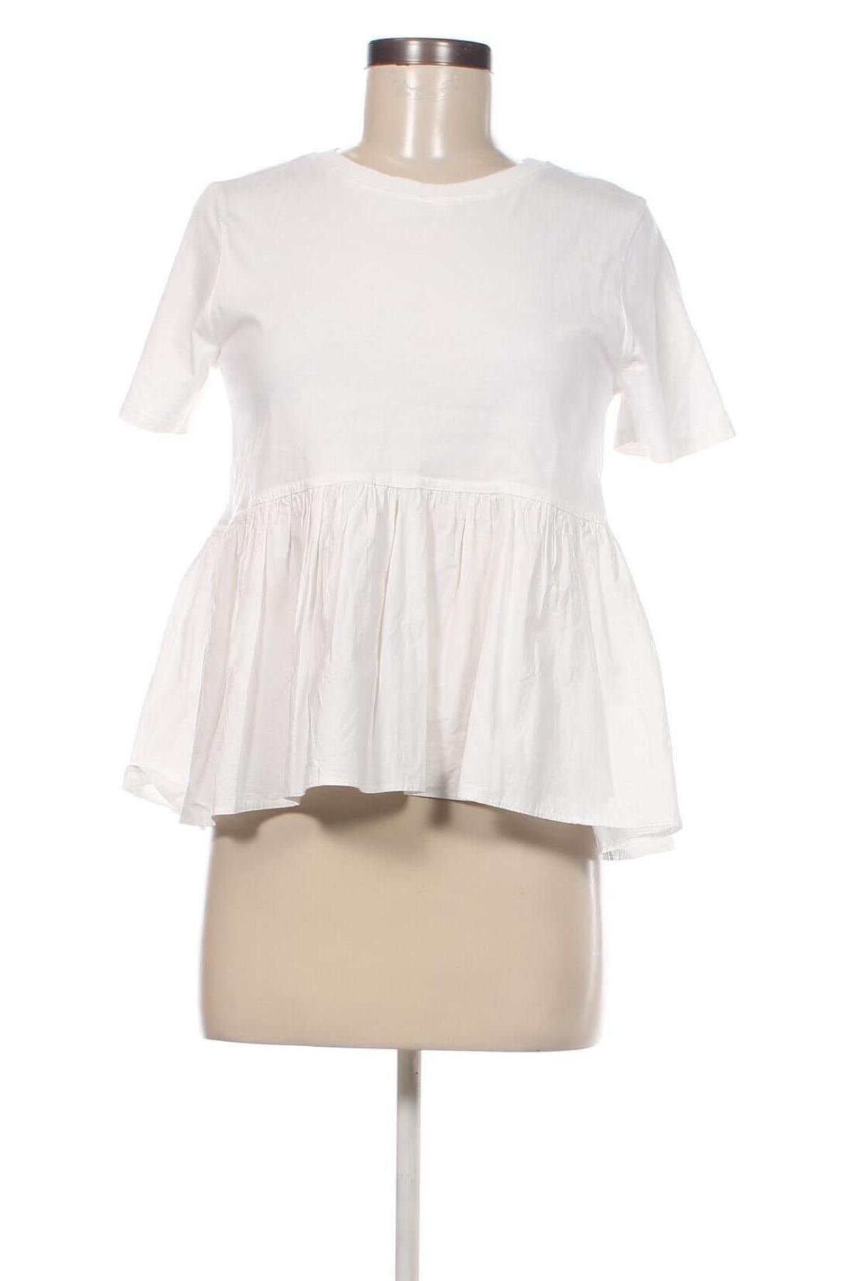 Γυναικεία μπλούζα Zara, Μέγεθος S, Χρώμα Λευκό, Τιμή 20,46 €