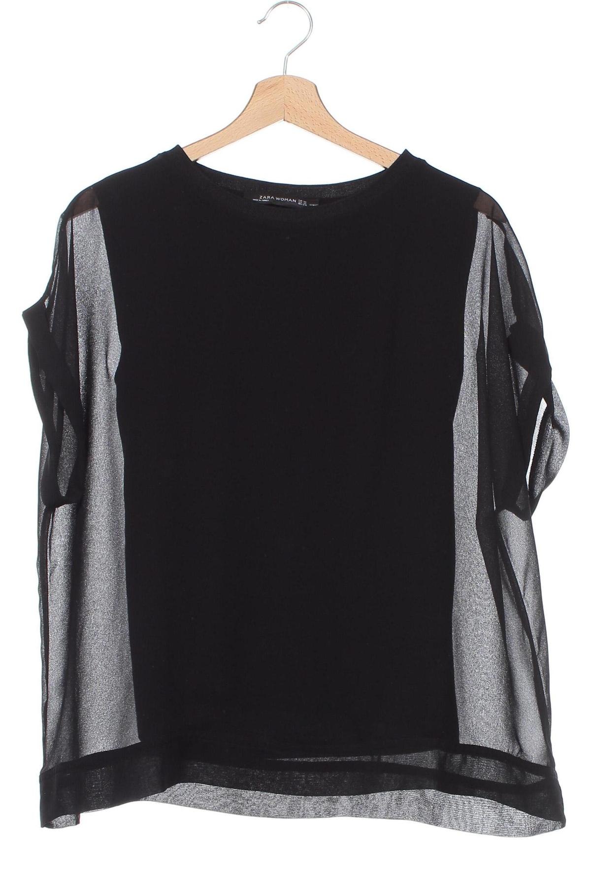 Damen Shirt Zara, Größe XS, Farbe Schwarz, Preis 5,83 €