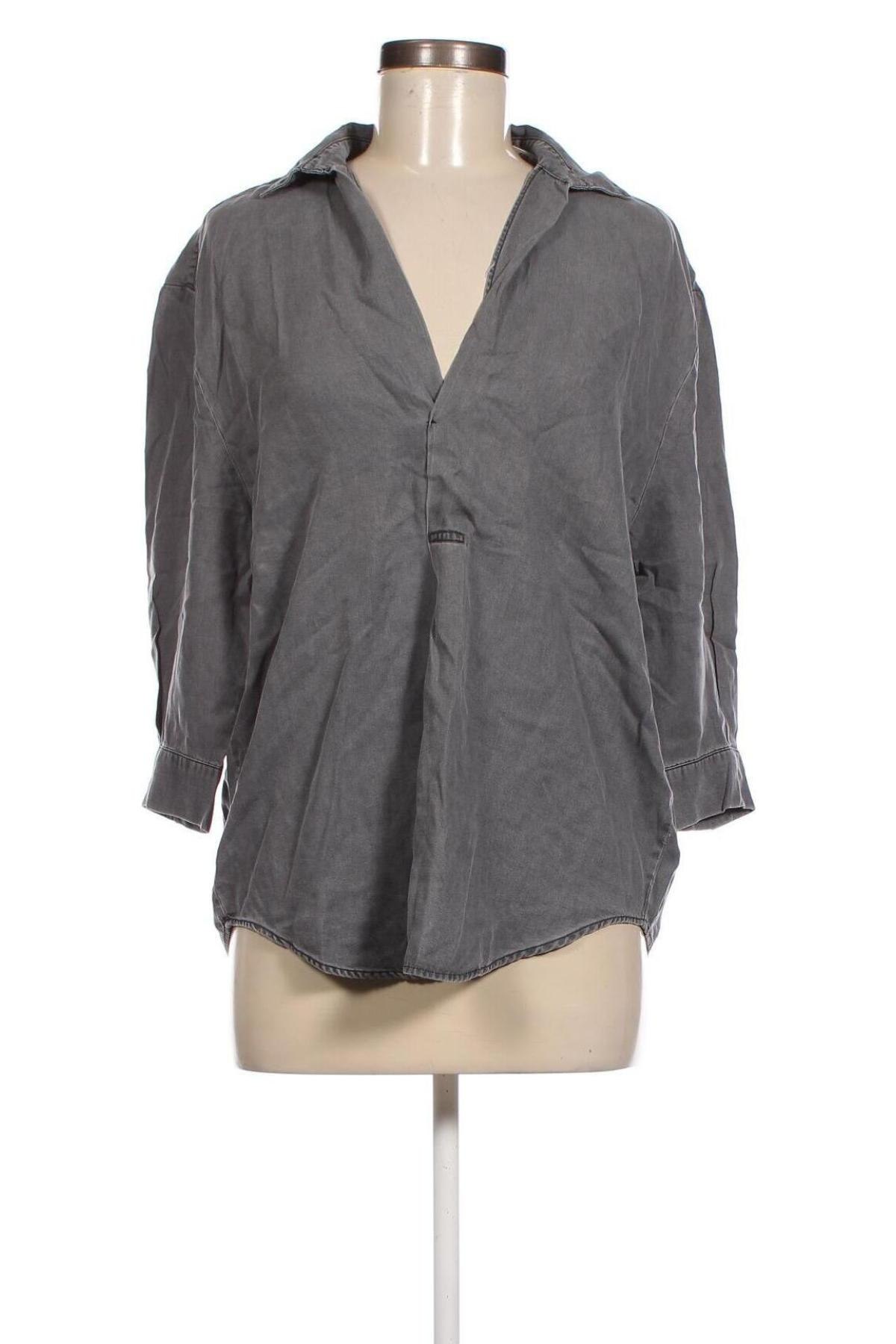Damen Shirt Zara, Größe S, Farbe Grau, Preis 7,89 €