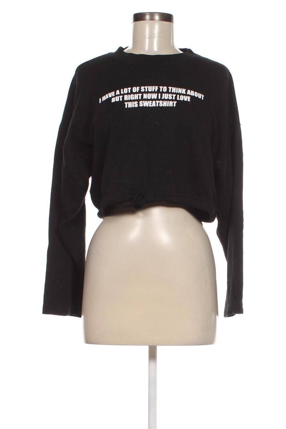 Дамска блуза Zara, Размер S, Цвят Черен, Цена 42,10 лв.