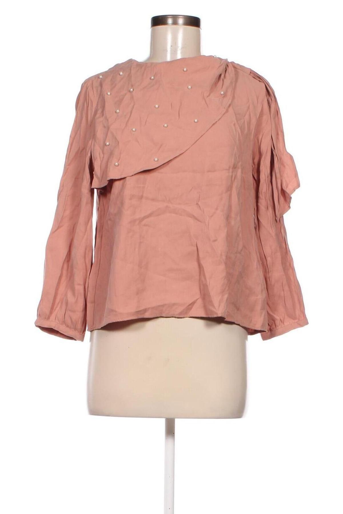 Damen Shirt Zara, Größe M, Farbe Beige, Preis 5,64 €