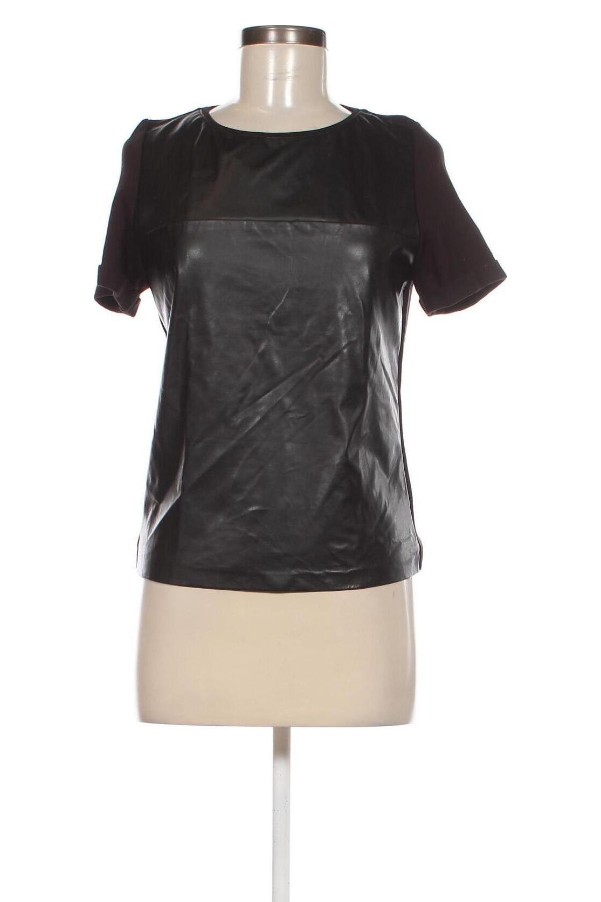 Дамска блуза Zara, Размер M, Цвят Черен, Цена 11,39 лв.