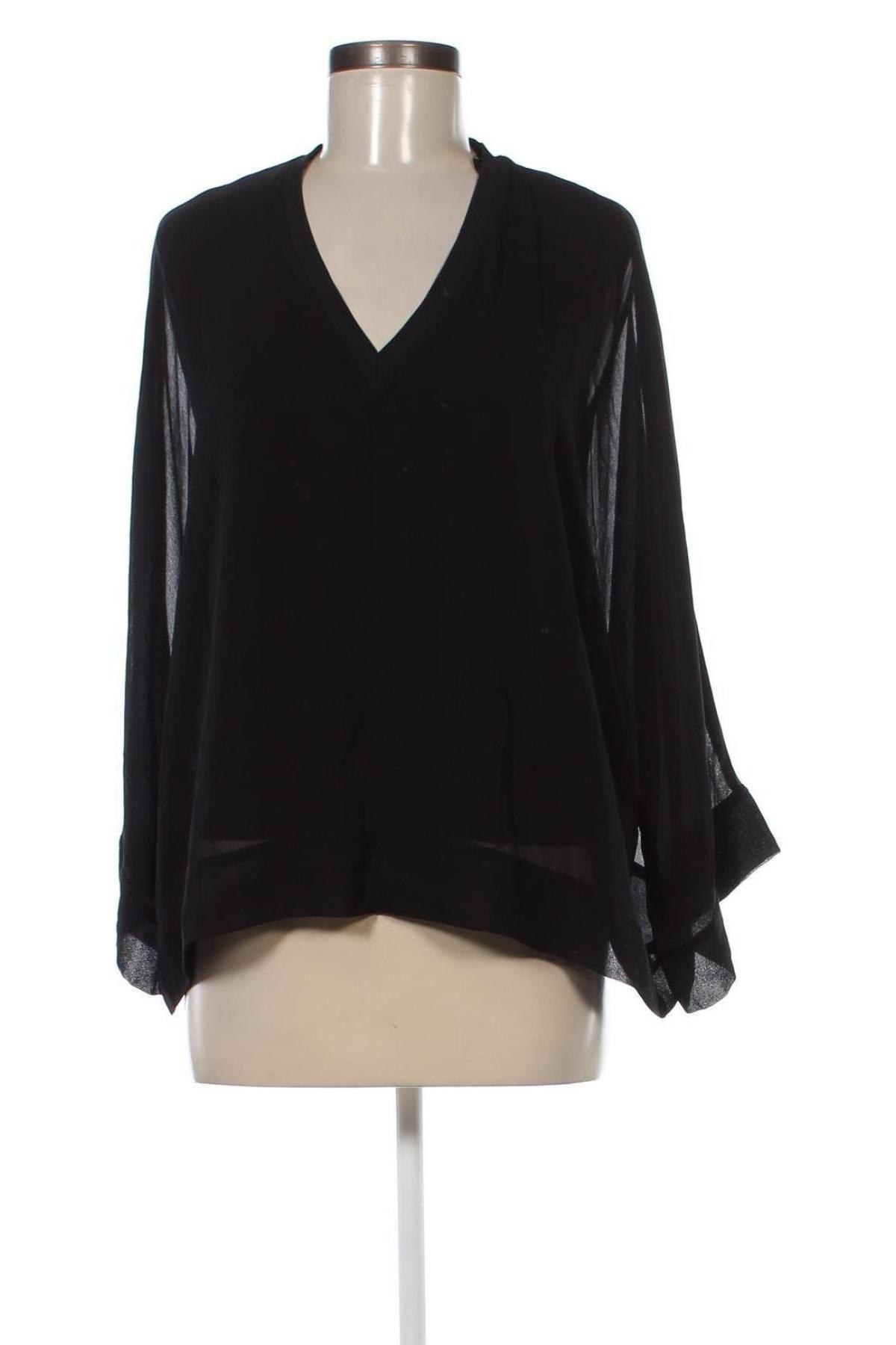 Bluză de femei Zara, Mărime M, Culoare Negru, Preț 35,53 Lei