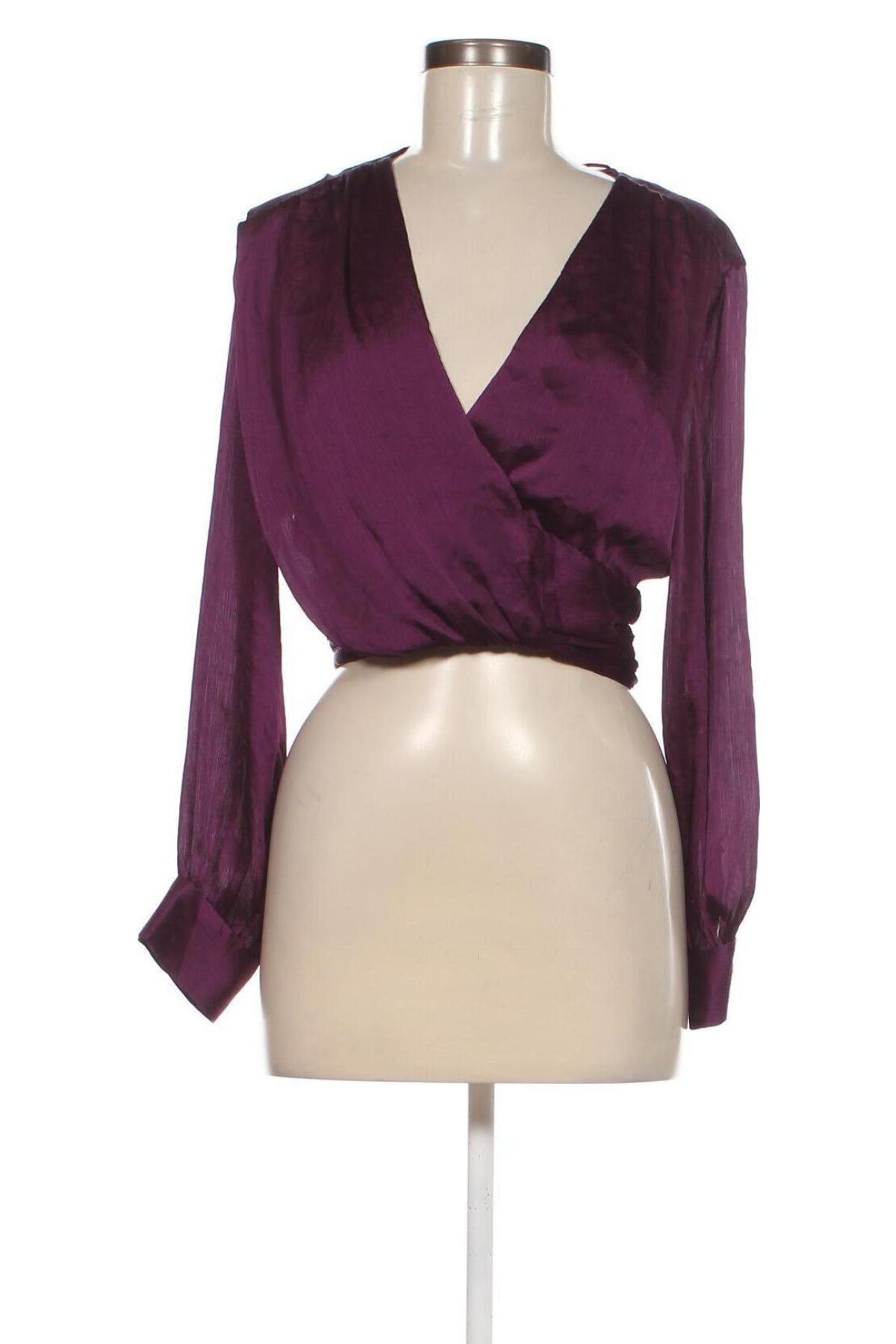 Γυναικεία μπλούζα Zara, Μέγεθος M, Χρώμα Βιολετί, Τιμή 8,40 €