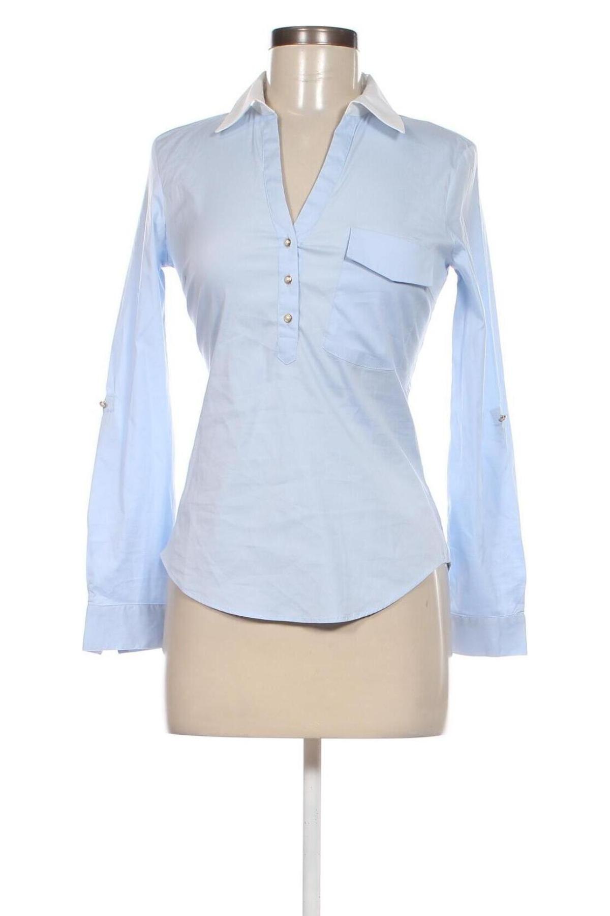 Bluză de femei Zara, Mărime S, Culoare Albastru, Preț 41,89 Lei
