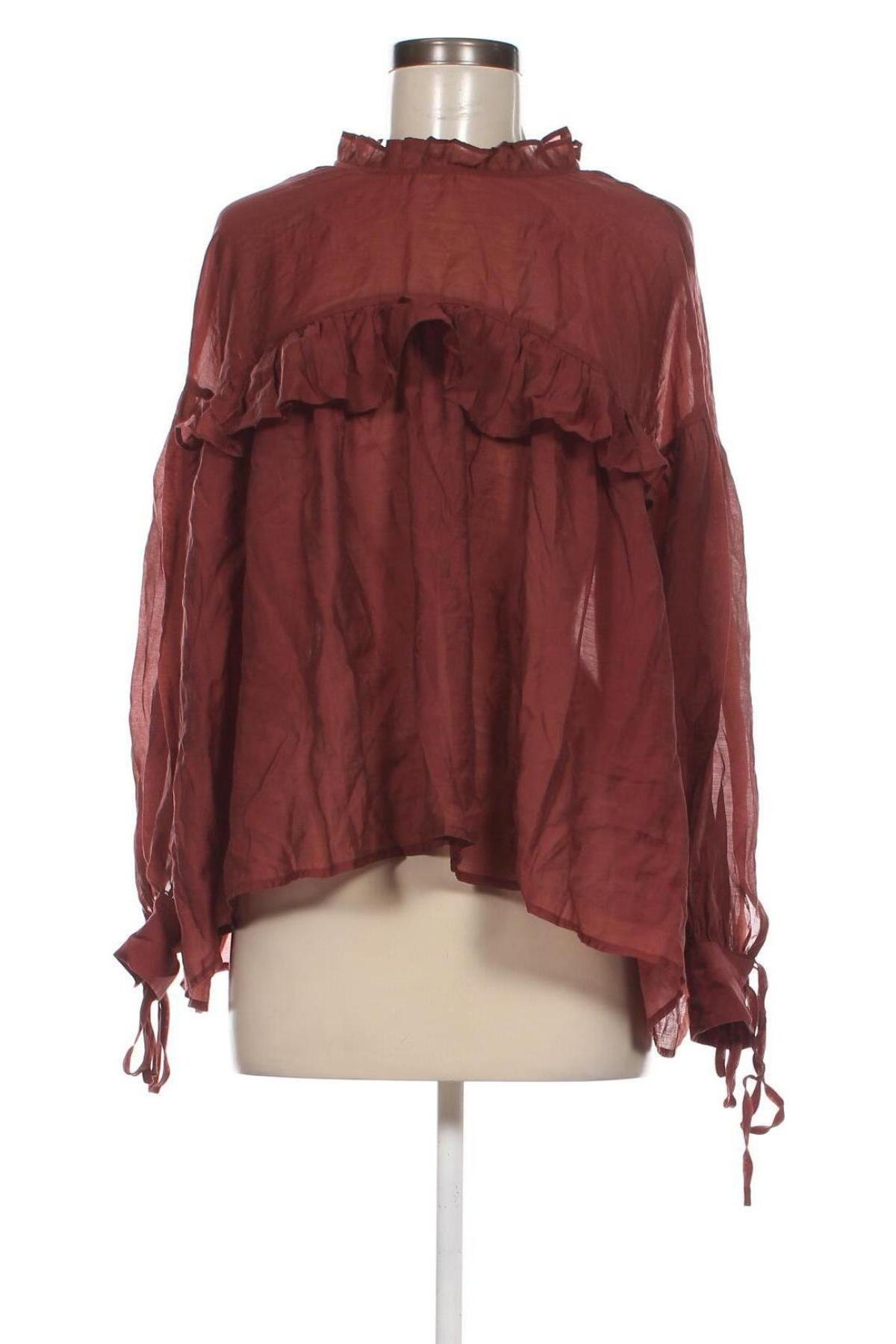 Bluză de femei Zara, Mărime S, Culoare Roșu, Preț 186,61 Lei