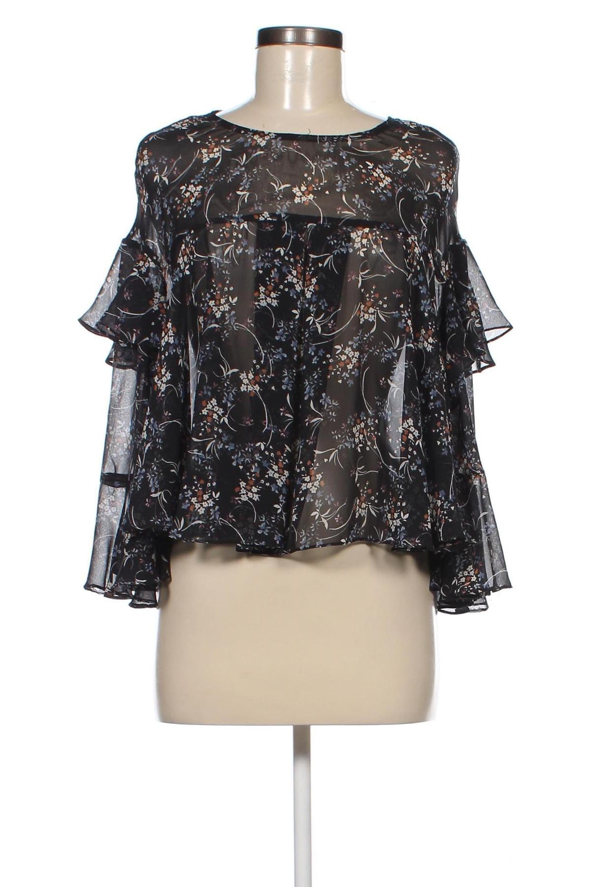 Bluză de femei Zara, Mărime L, Culoare Negru, Preț 35,53 Lei