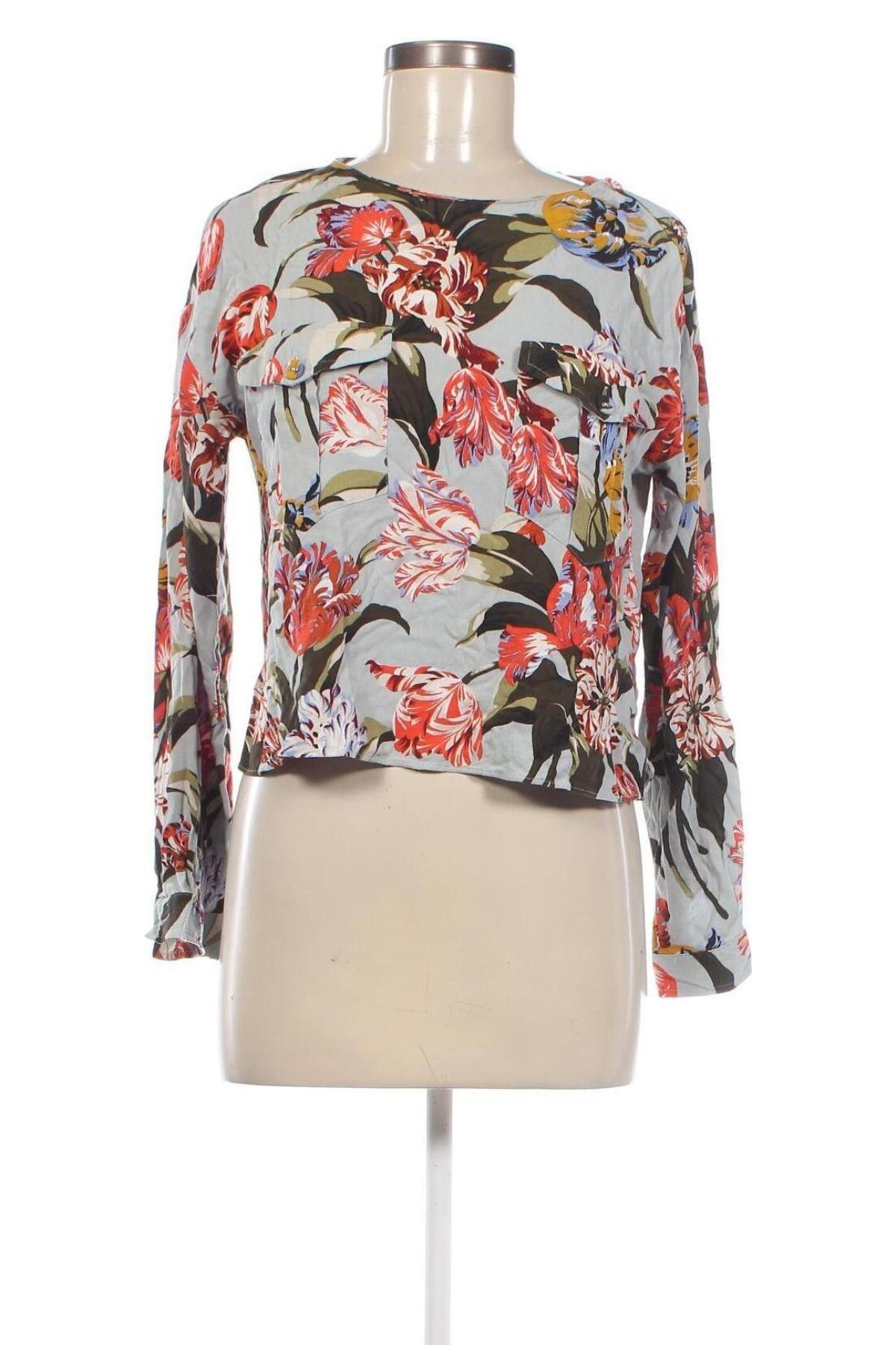Γυναικεία μπλούζα Zara, Μέγεθος M, Χρώμα Πολύχρωμο, Τιμή 7,87 €