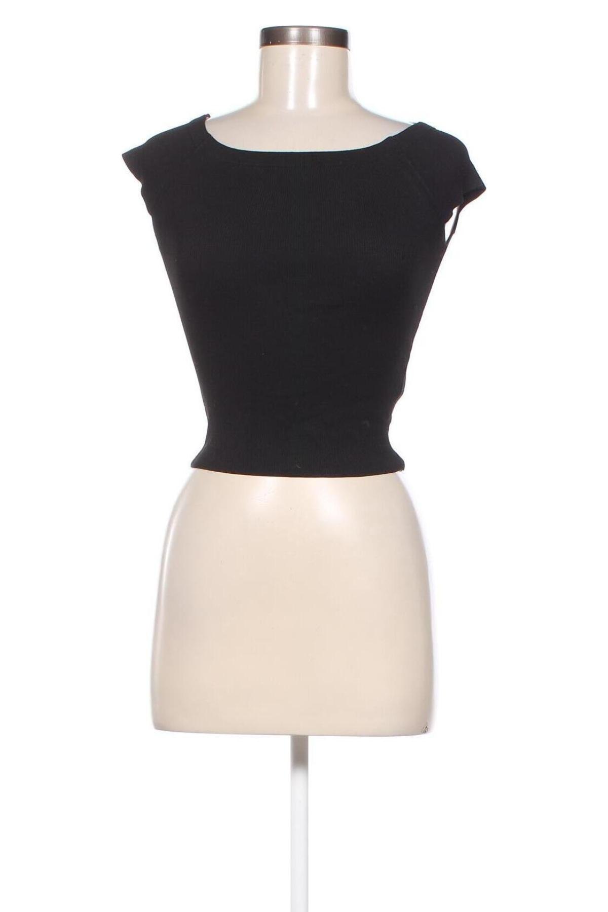 Дамска блуза Zara, Размер S, Цвят Черен, Цена 7,00 лв.