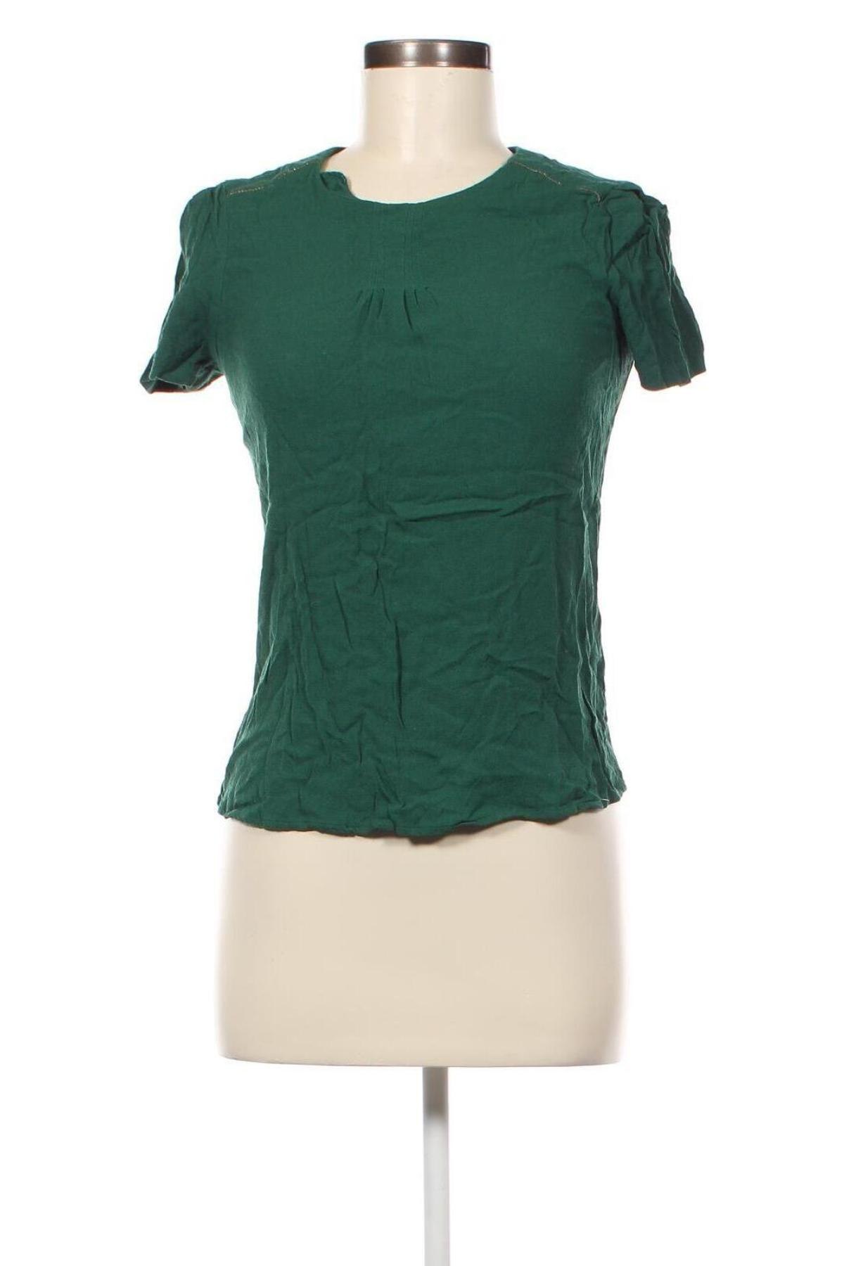 Damen Shirt Zara, Größe S, Farbe Grün, Preis 4,87 €