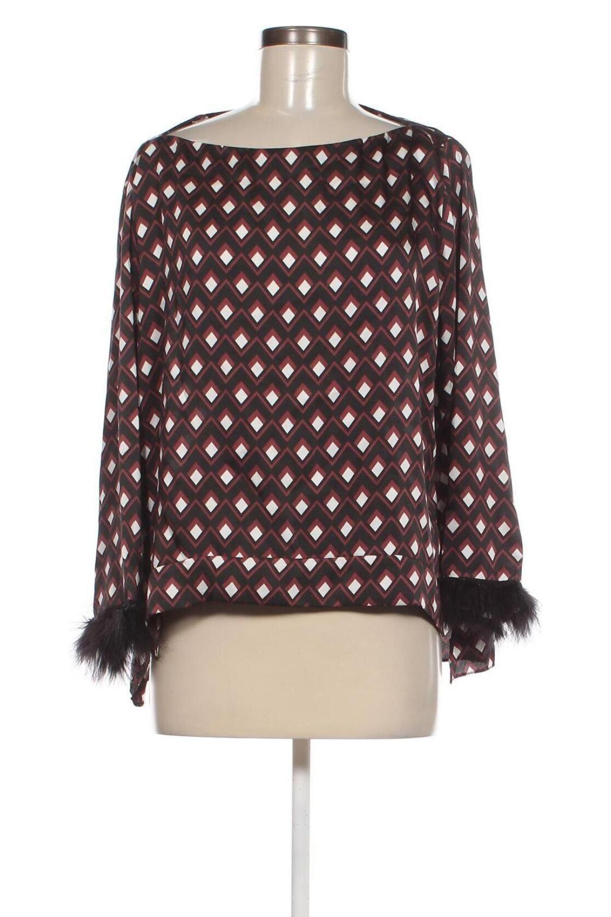 Дамска блуза Zara, Размер L, Цвят Многоцветен, Цена 16,42 лв.