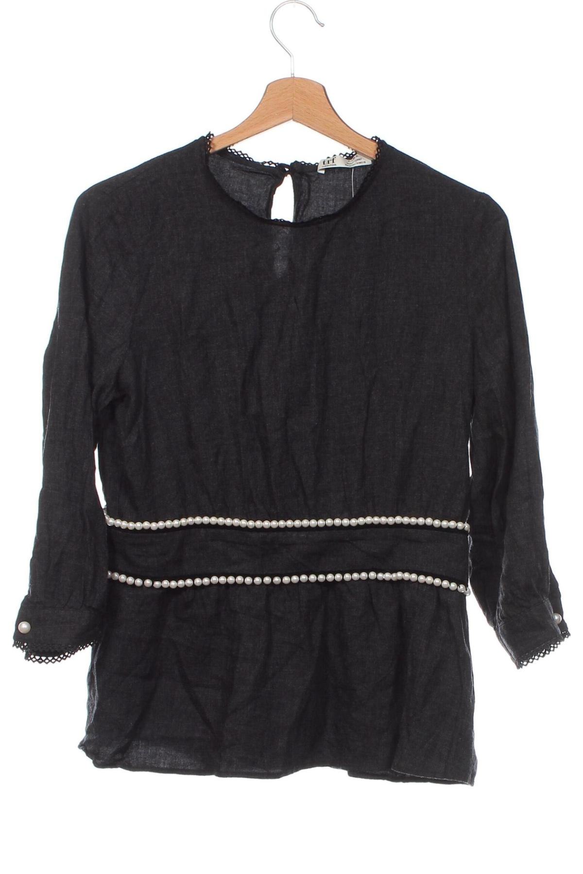 Γυναικεία μπλούζα Zara Trafaluc, Μέγεθος M, Χρώμα Γκρί, Τιμή 7,89 €