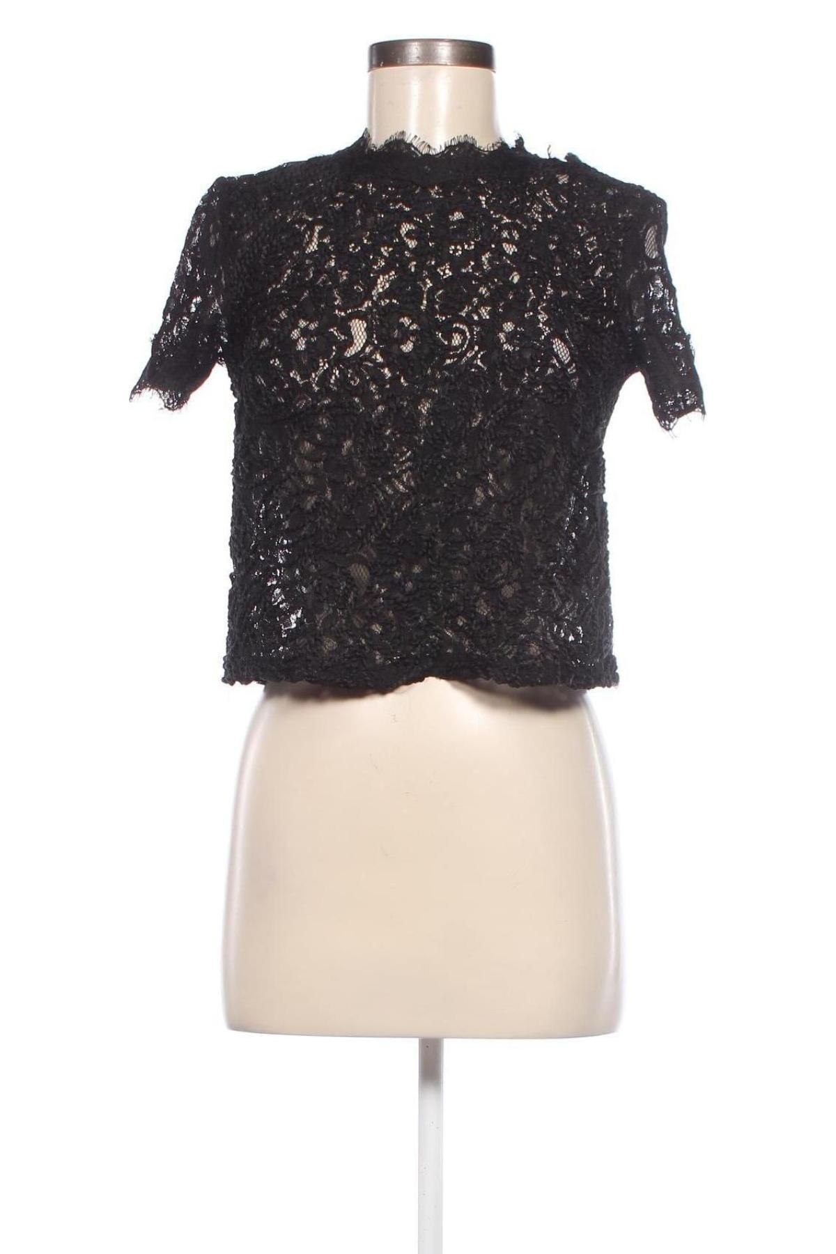 Дамска блуза Zara Trafaluc, Размер S, Цвят Черен, Цена 5,00 лв.