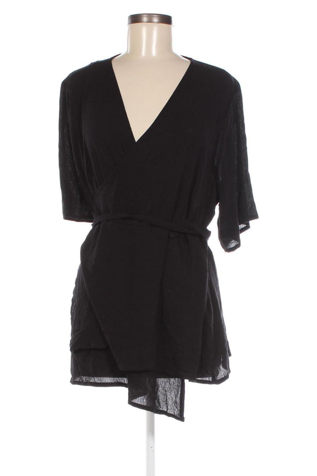 Γυναικεία μπλούζα Zizzi, Μέγεθος L, Χρώμα Μαύρο, Τιμή 8,30 €