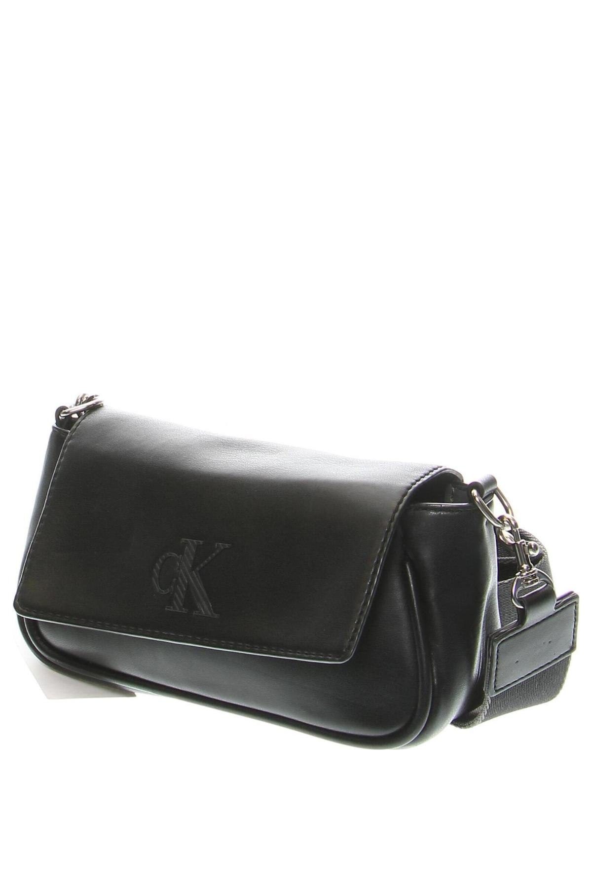 Дамска чанта Calvin Klein Jeans, Цвят Черен, Цена 172,00 лв.