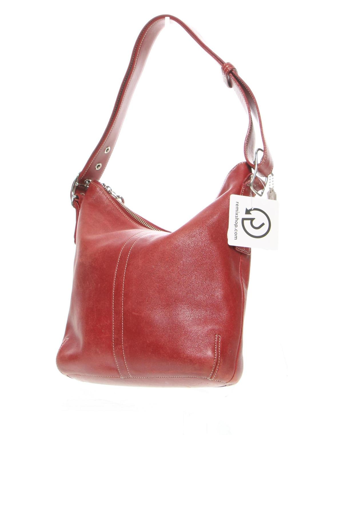 Γυναικεία τσάντα Coach, Χρώμα Κόκκινο, Τιμή 135,46 €