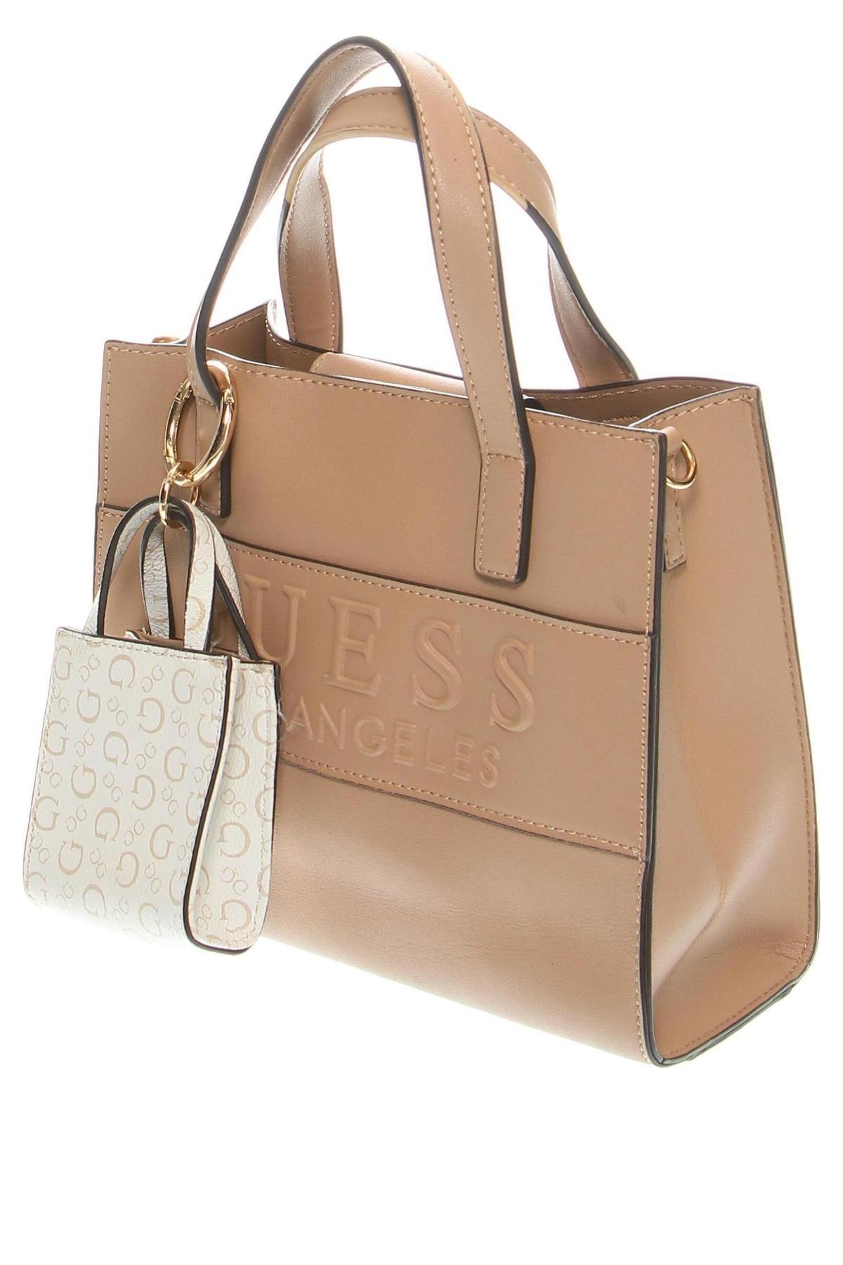 Γυναικεία τσάντα Guess, Χρώμα  Μπέζ, Τιμή 68,16 €