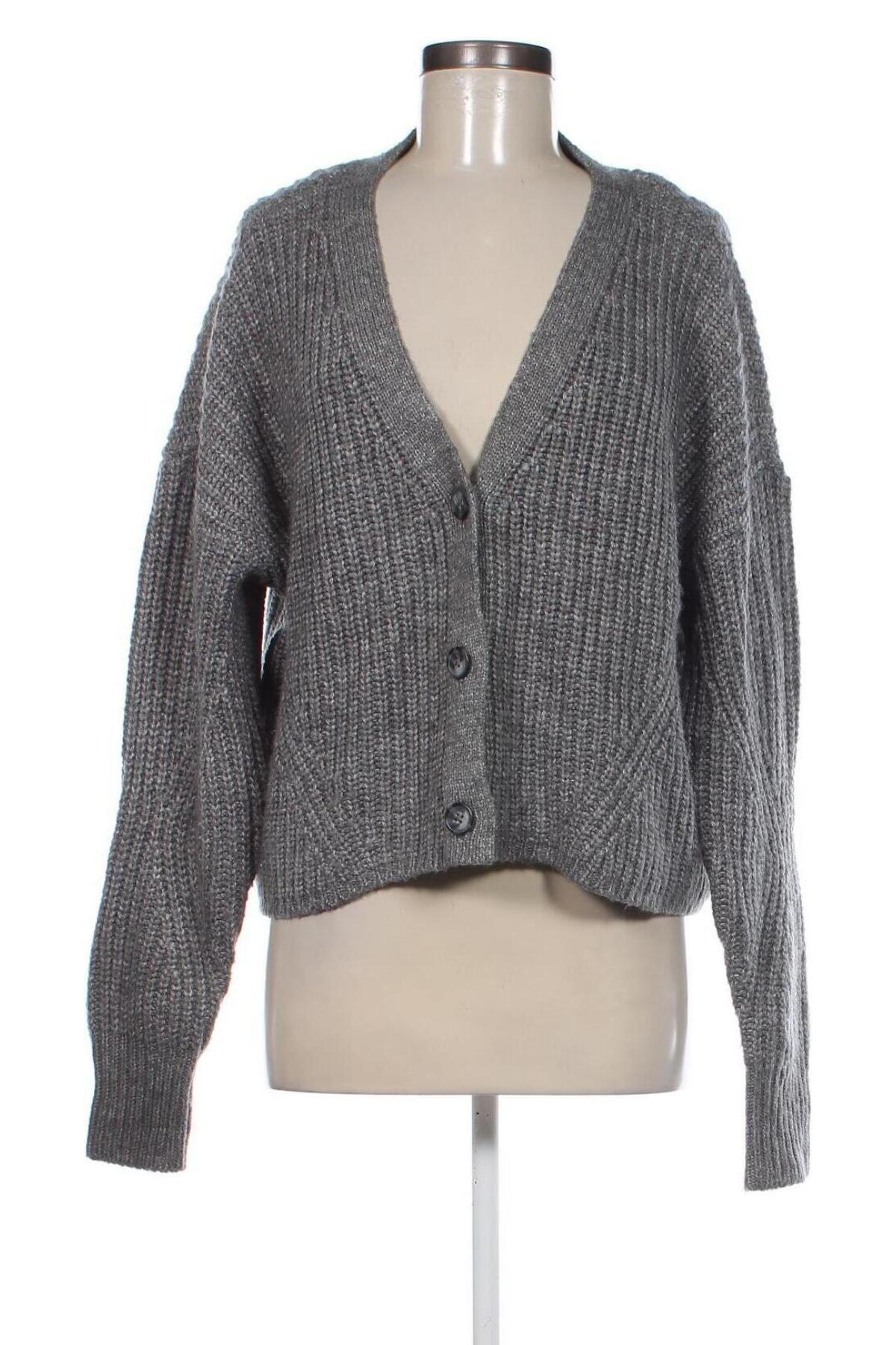 Cardigan de damă, Mărime L, Culoare Gri, Preț 41,97 Lei