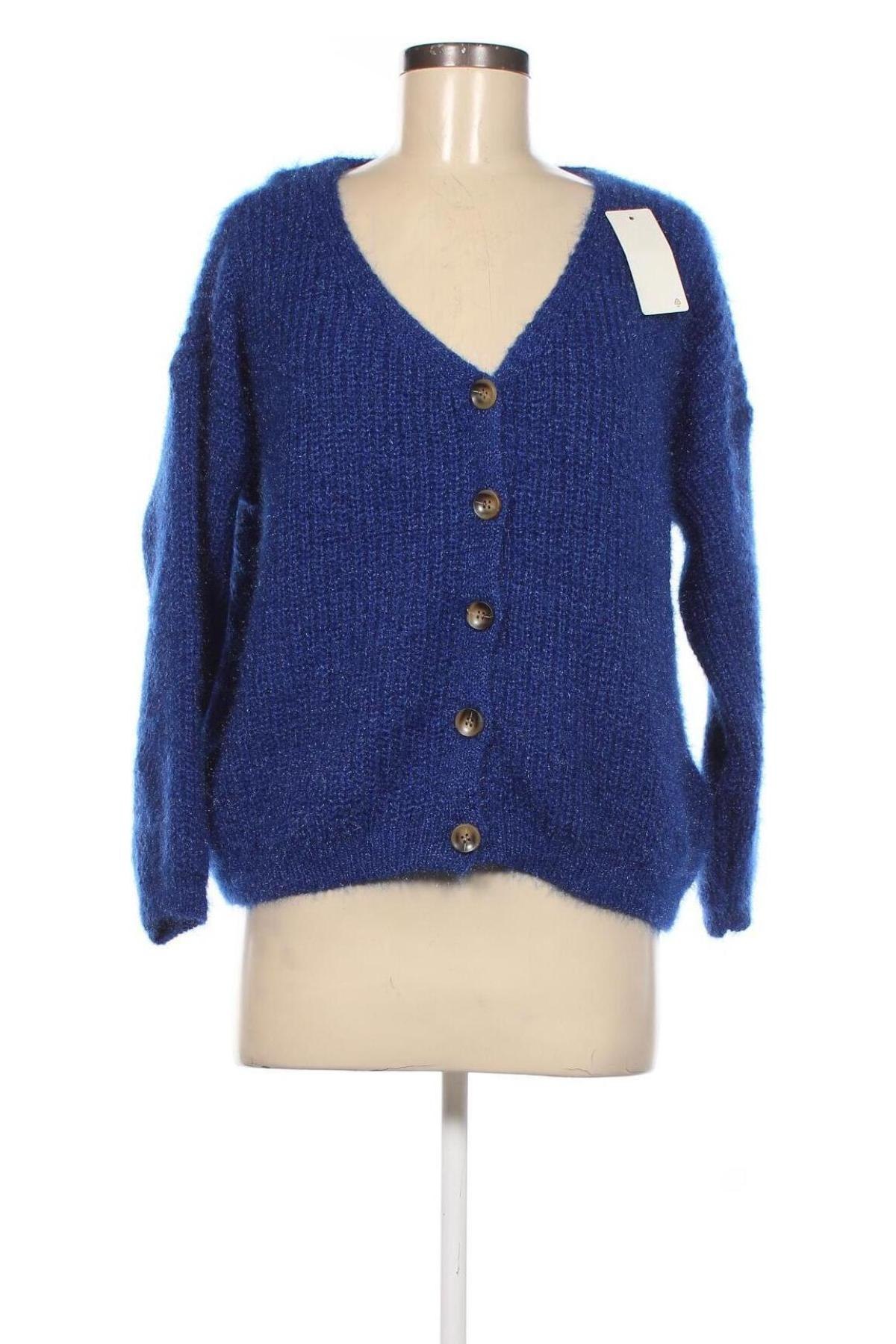 Cardigan de damă, Mărime M, Culoare Albastru, Preț 71,12 Lei