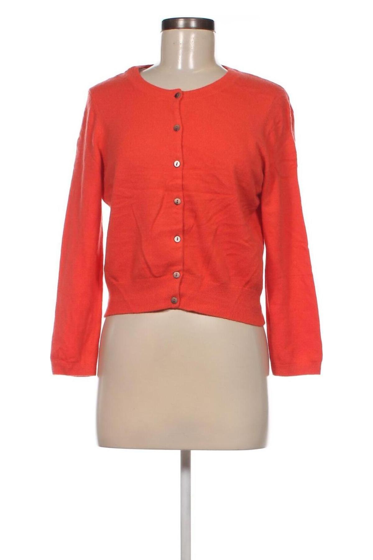 Damen Strickjacke, Größe M, Farbe Orange, Preis 9,48 €