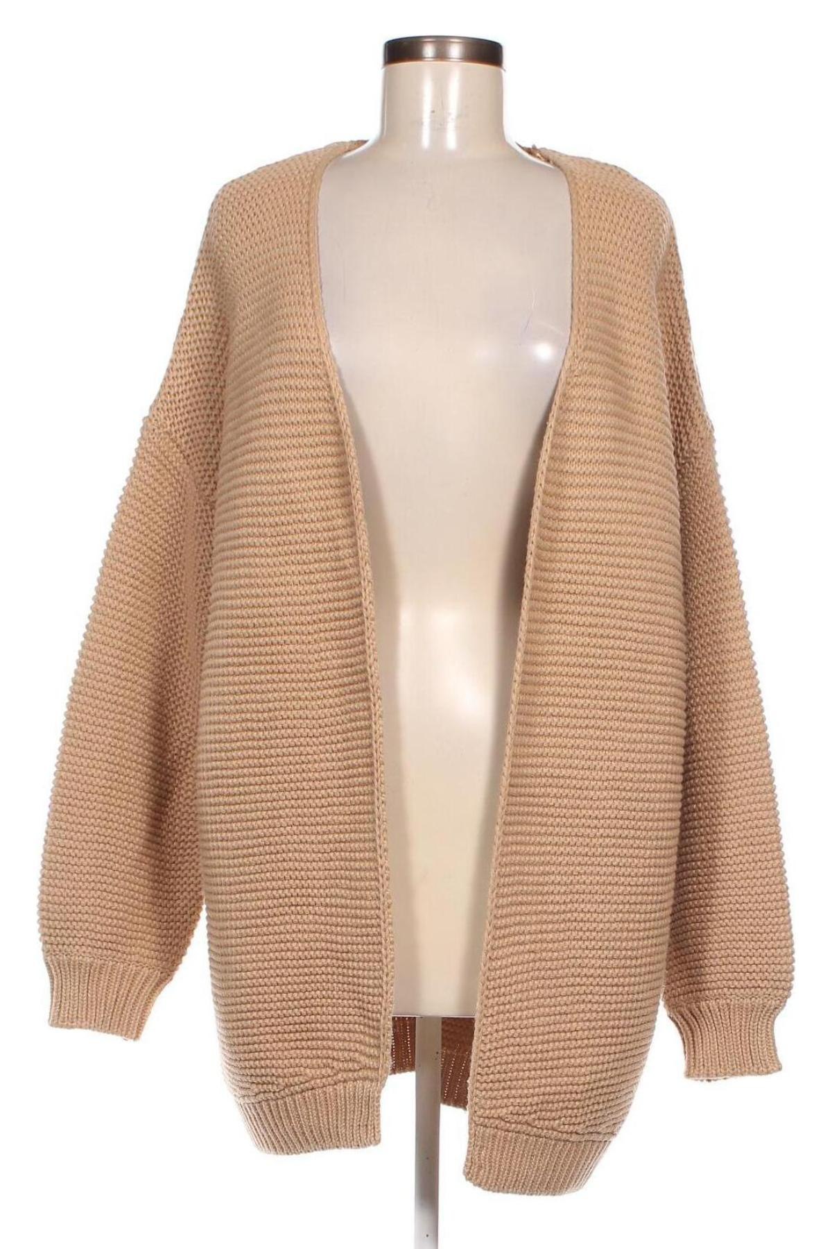 Cardigan de damă Amisu, Mărime L, Culoare Bej, Preț 33,99 Lei