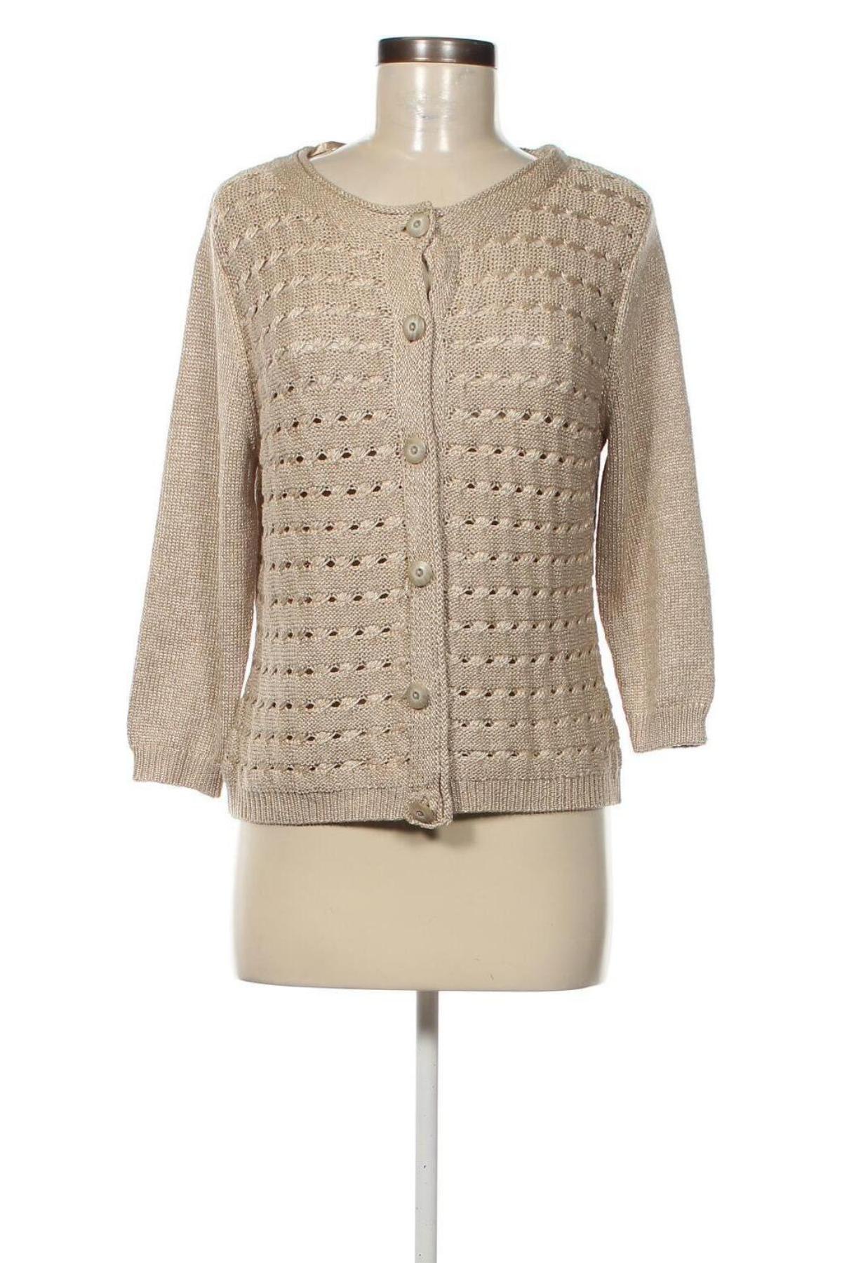 Damen Strickjacke Biaggini, Größe M, Farbe Beige, Preis 7,49 €