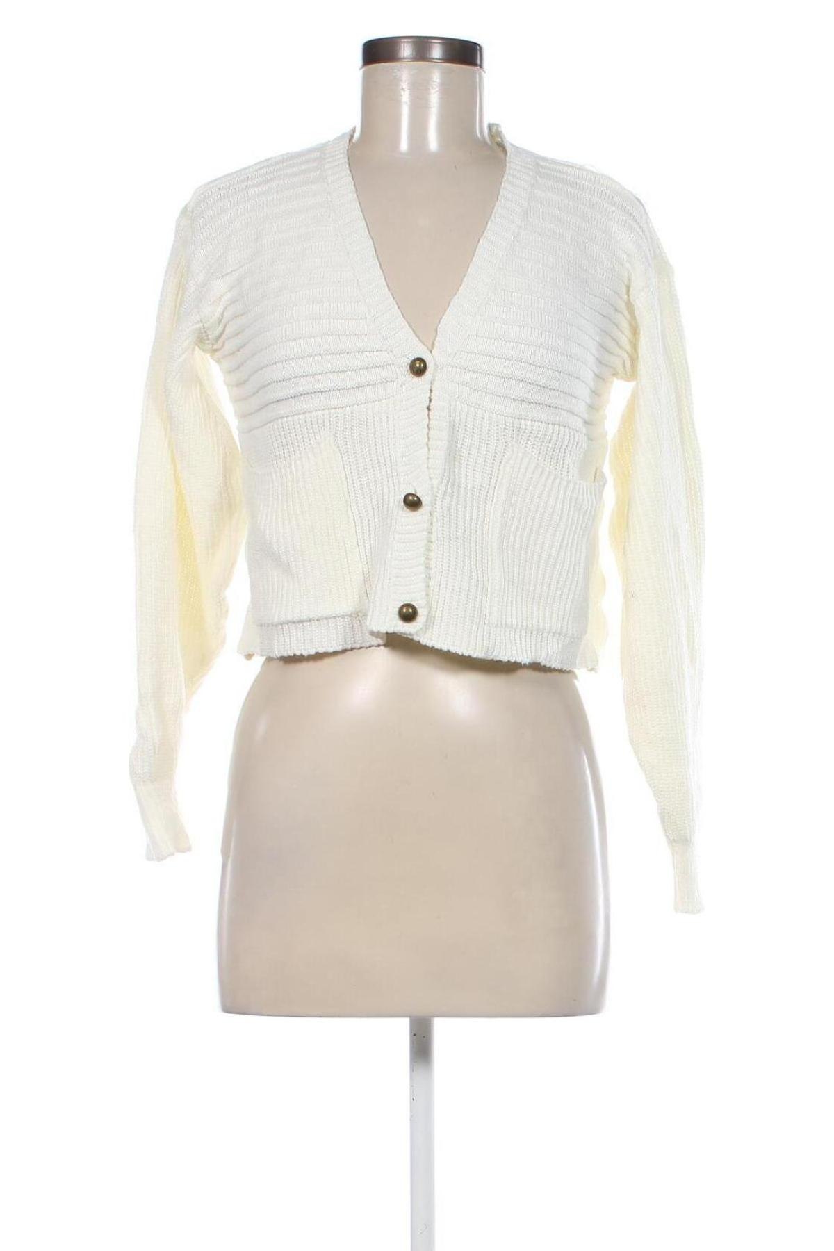 Cardigan de damă Boohoo, Mărime S, Culoare Alb, Preț 20,99 Lei