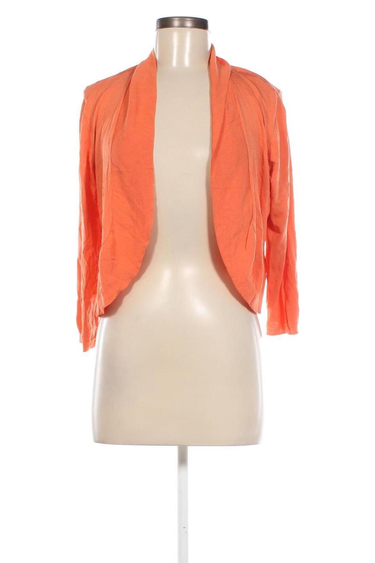 Γυναικεία ζακέτα Diana Ferrari, Μέγεθος XL, Χρώμα Πορτοκαλί, Τιμή 17,26 €