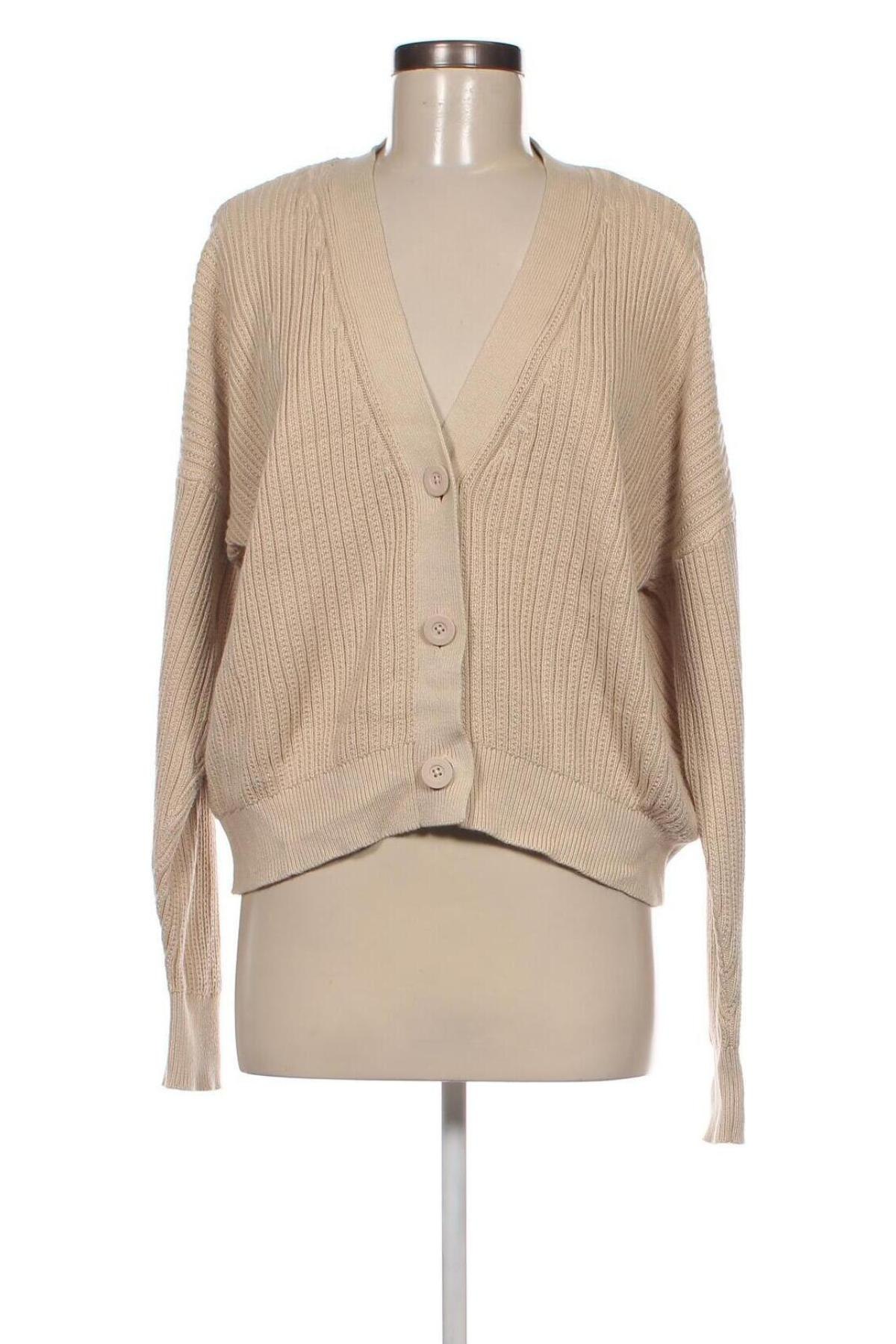 Damen Strickjacke Edc By Esprit, Größe S, Farbe Beige, Preis 28,53 €