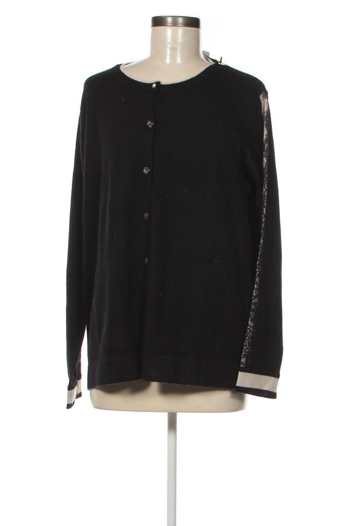 Cardigan de damă Elena Miro, Mărime L, Culoare Negru, Preț 299,34 Lei