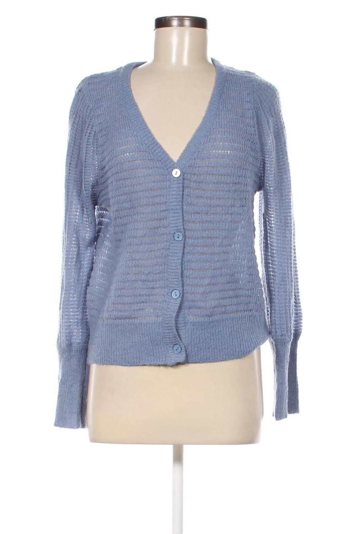 Cardigan de damă Gina, Mărime S, Culoare Albastru, Preț 38,16 Lei