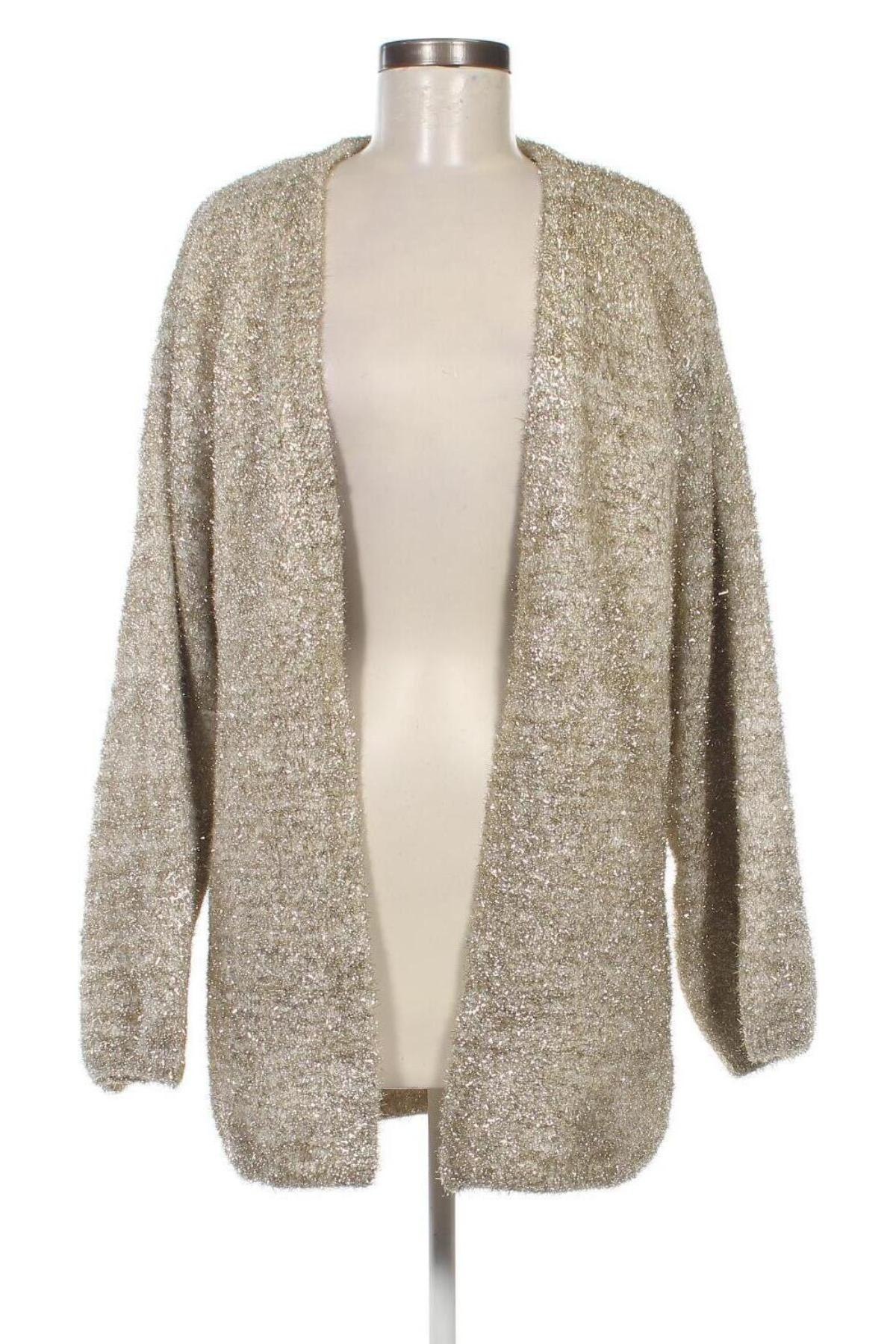 Cardigan de damă H&M, Mărime M, Culoare Auriu, Preț 33,99 Lei