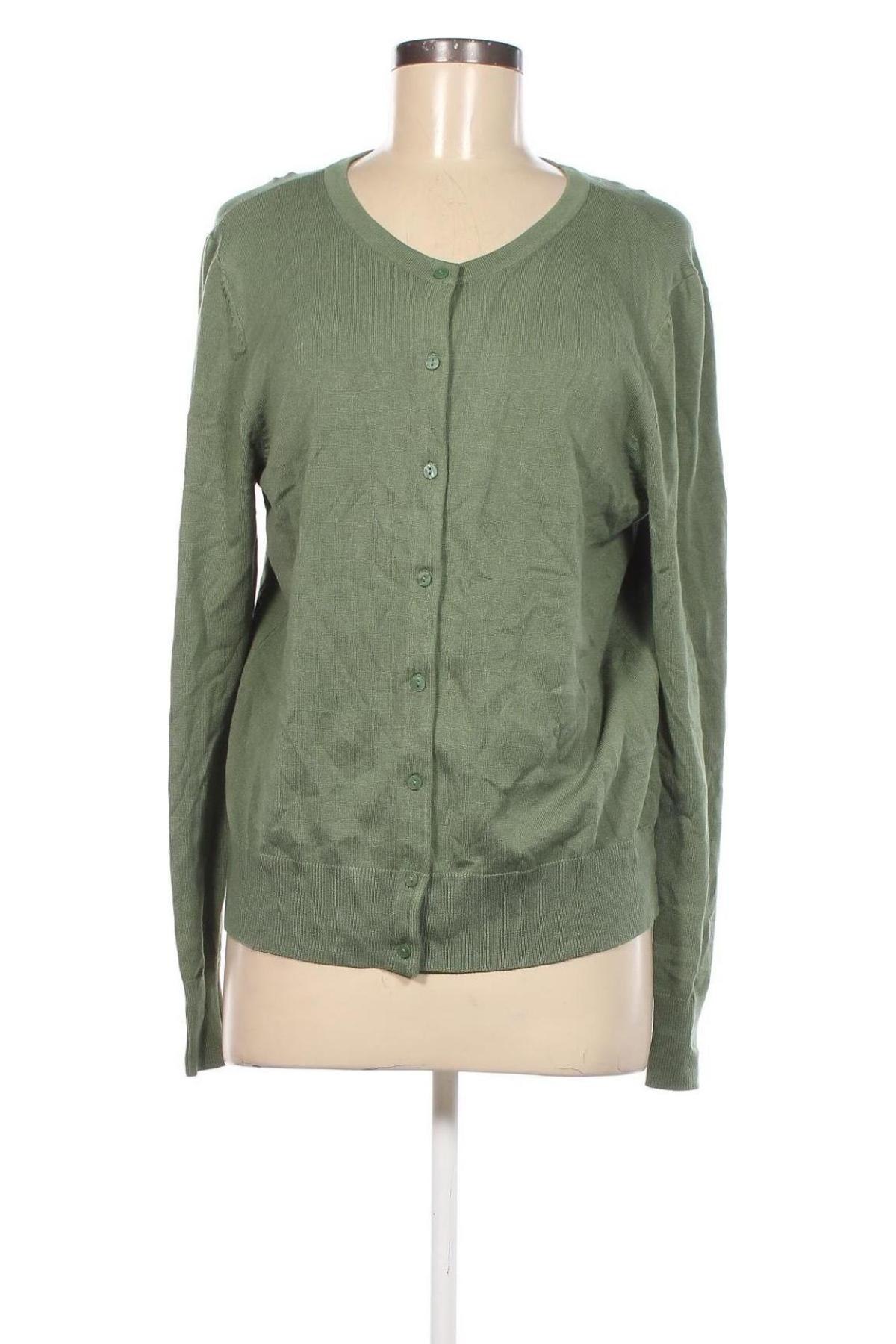 Cardigan de damă H&M, Mărime L, Culoare Verde, Preț 24,80 Lei