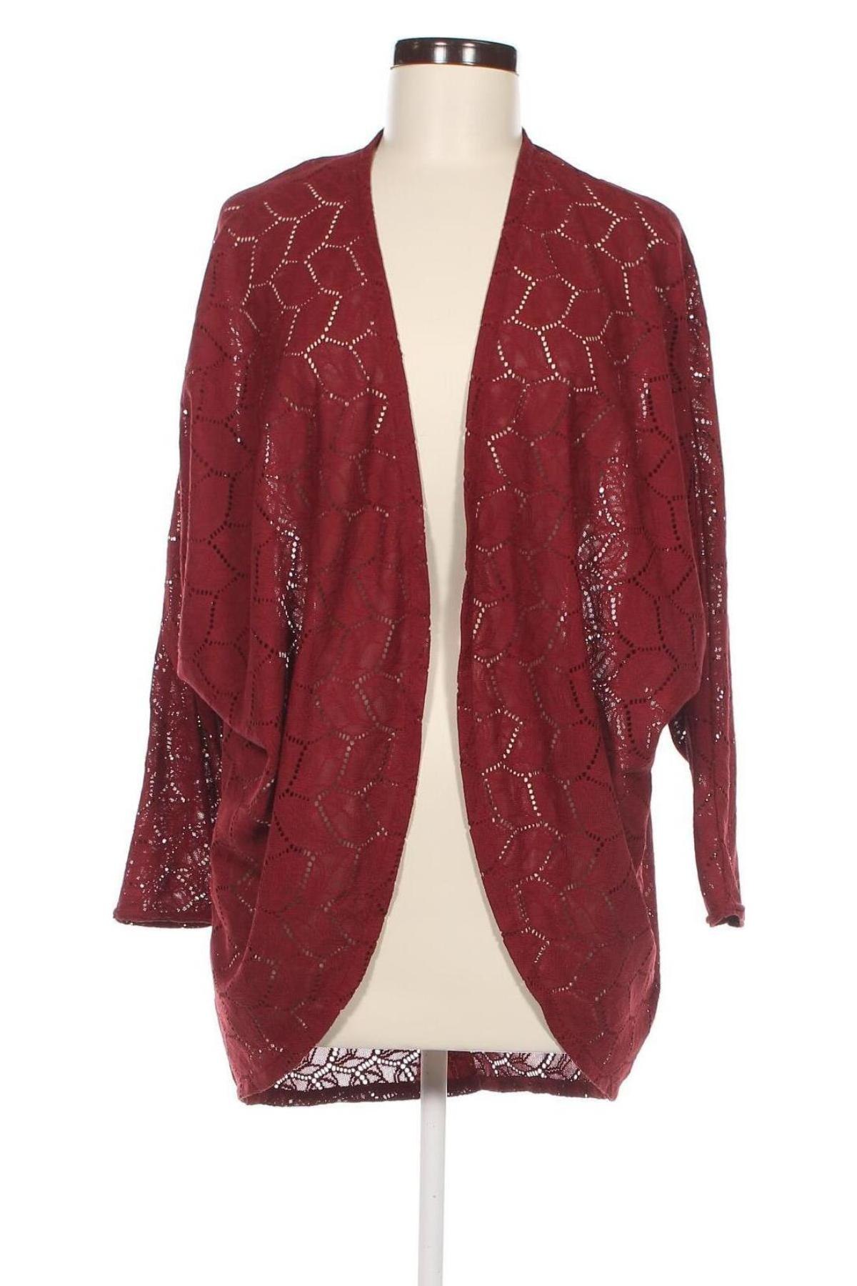 Cardigan de damă H&M Divided, Mărime L, Culoare Roșu, Preț 57,99 Lei